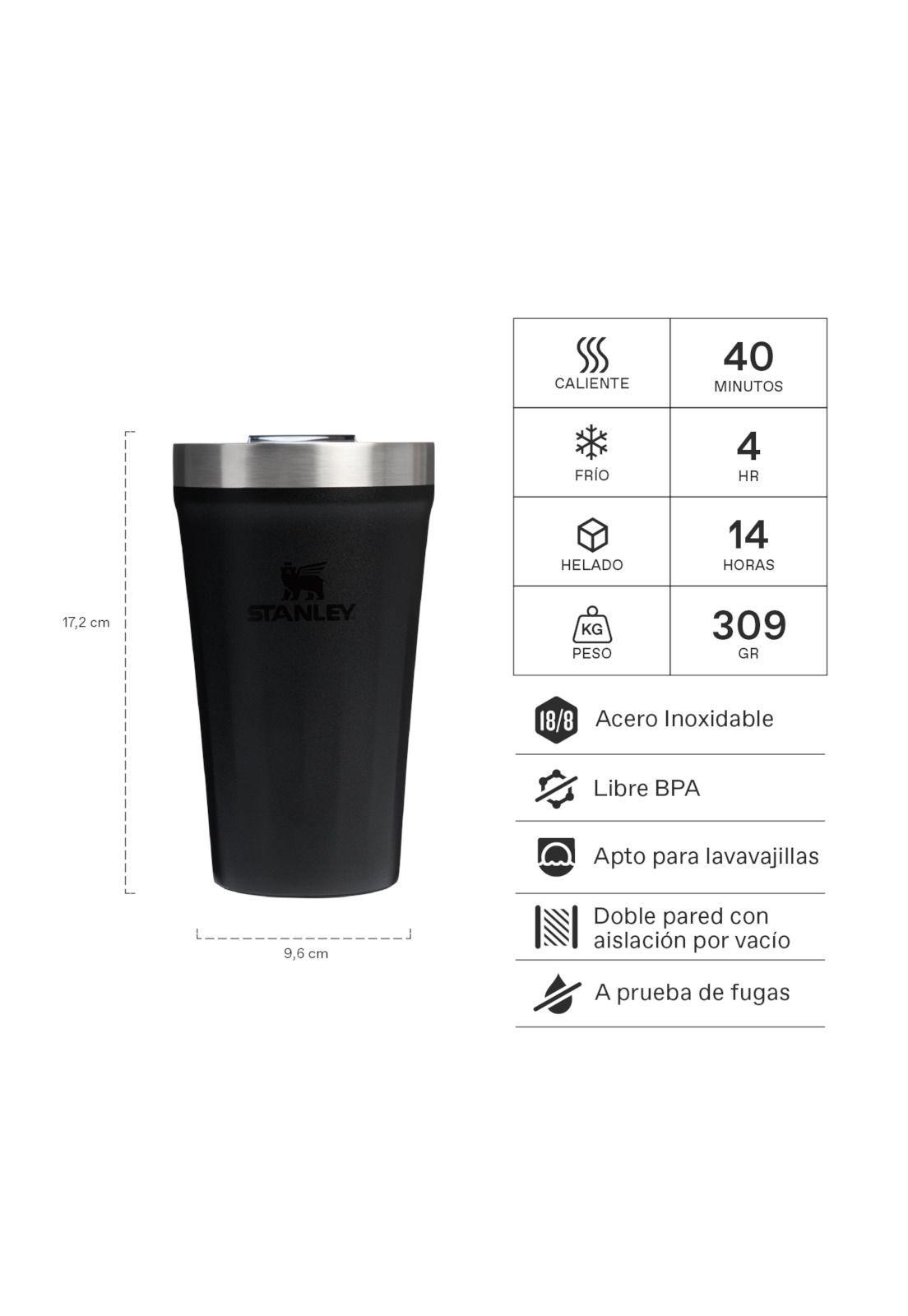 Vaso de Cerveza Everyday Negro | 473 ml-1
