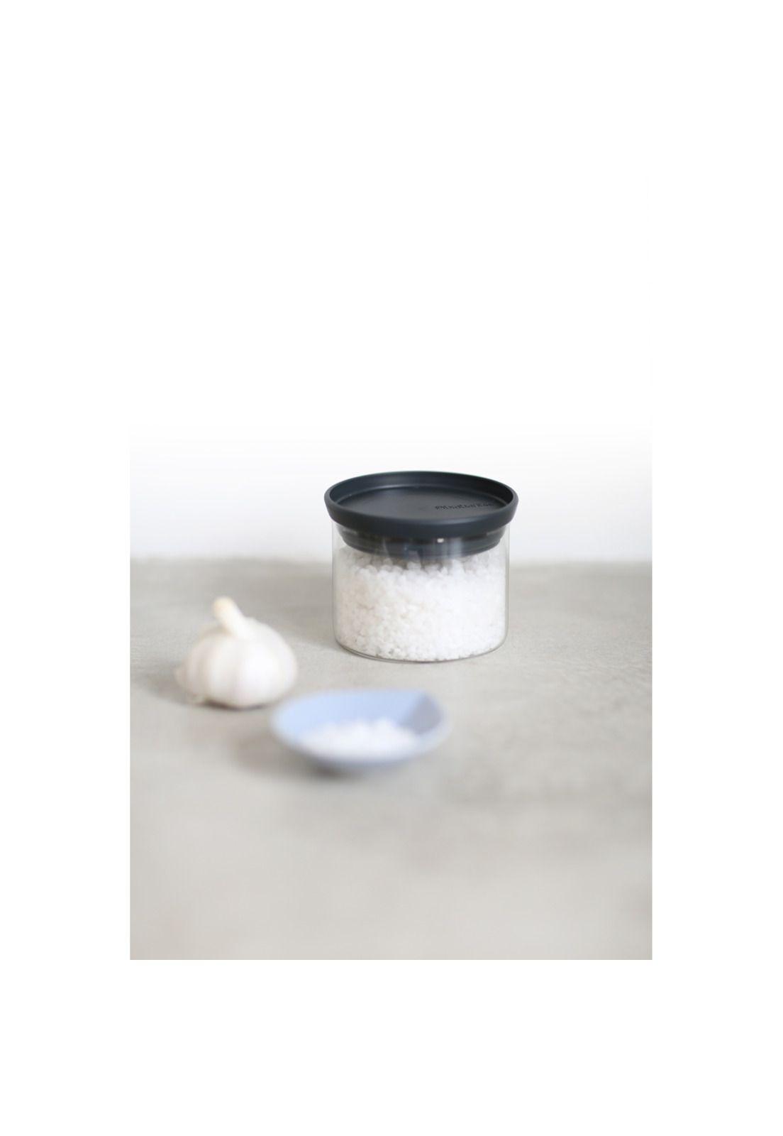Contenedor de vidrio apilable 0,3 Lt Dark Grey-2
