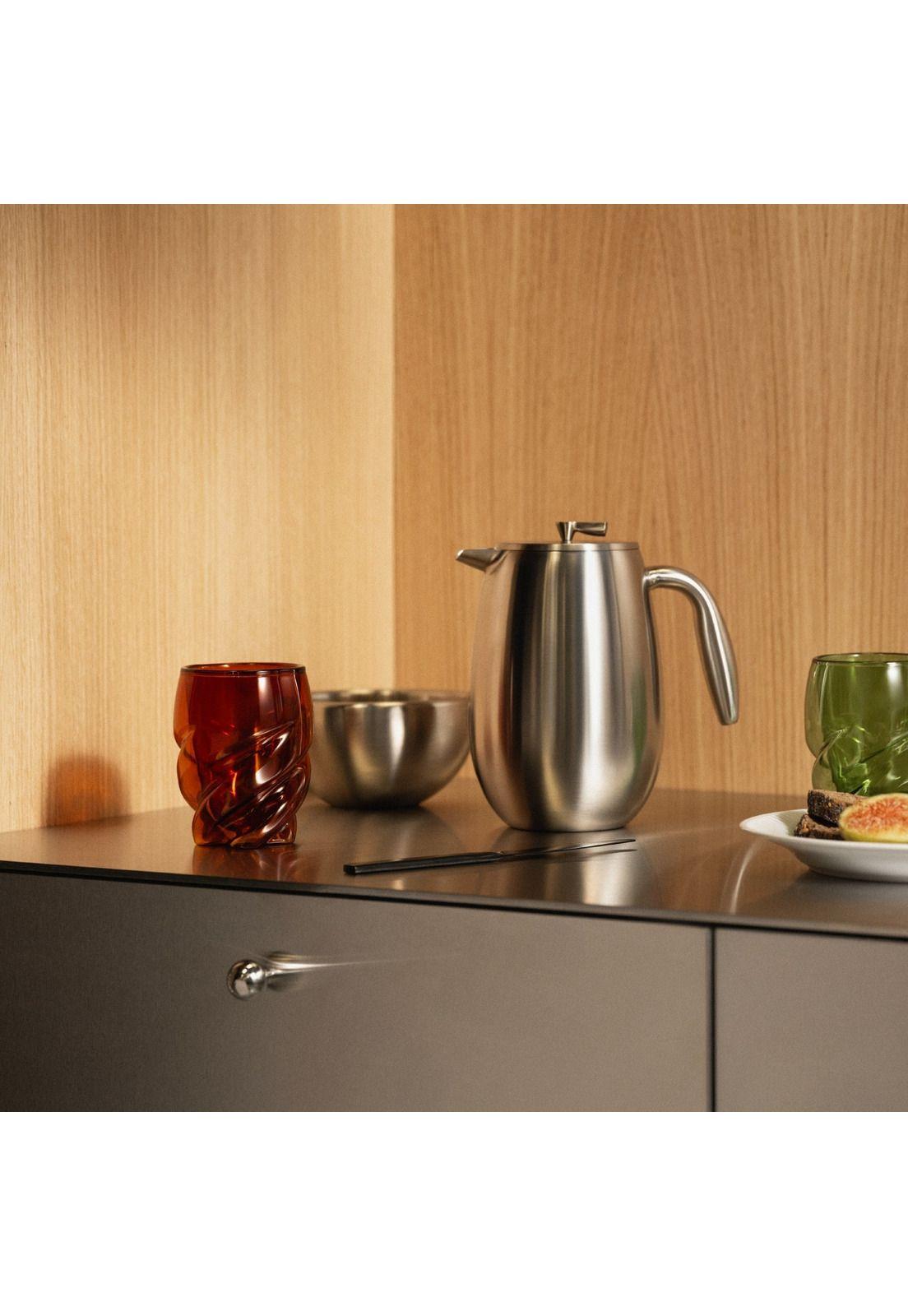 Cafetera Térmica doble pared 1 lt, acero Inox-5