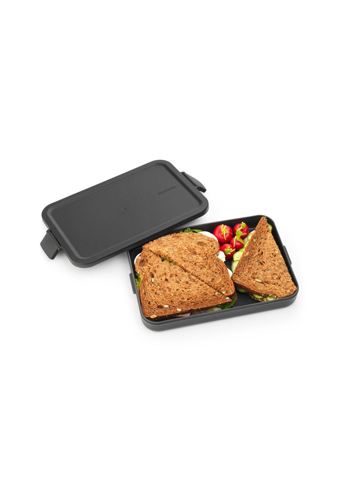 Contenedor para almuerzo Make & Take Plano Dark Grey-2