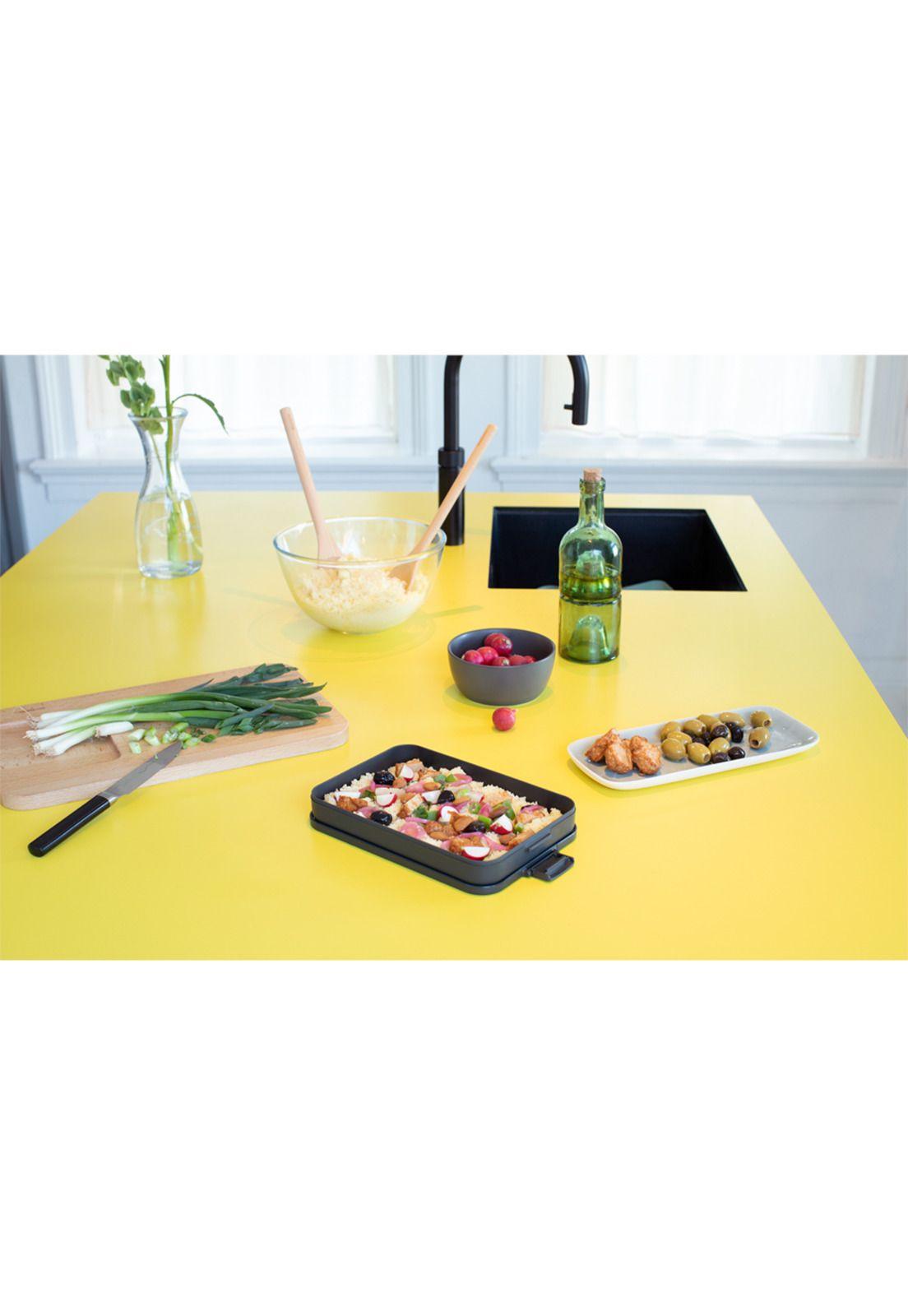 Contenedor para almuerzo Make & Take Plano Dark Grey-4