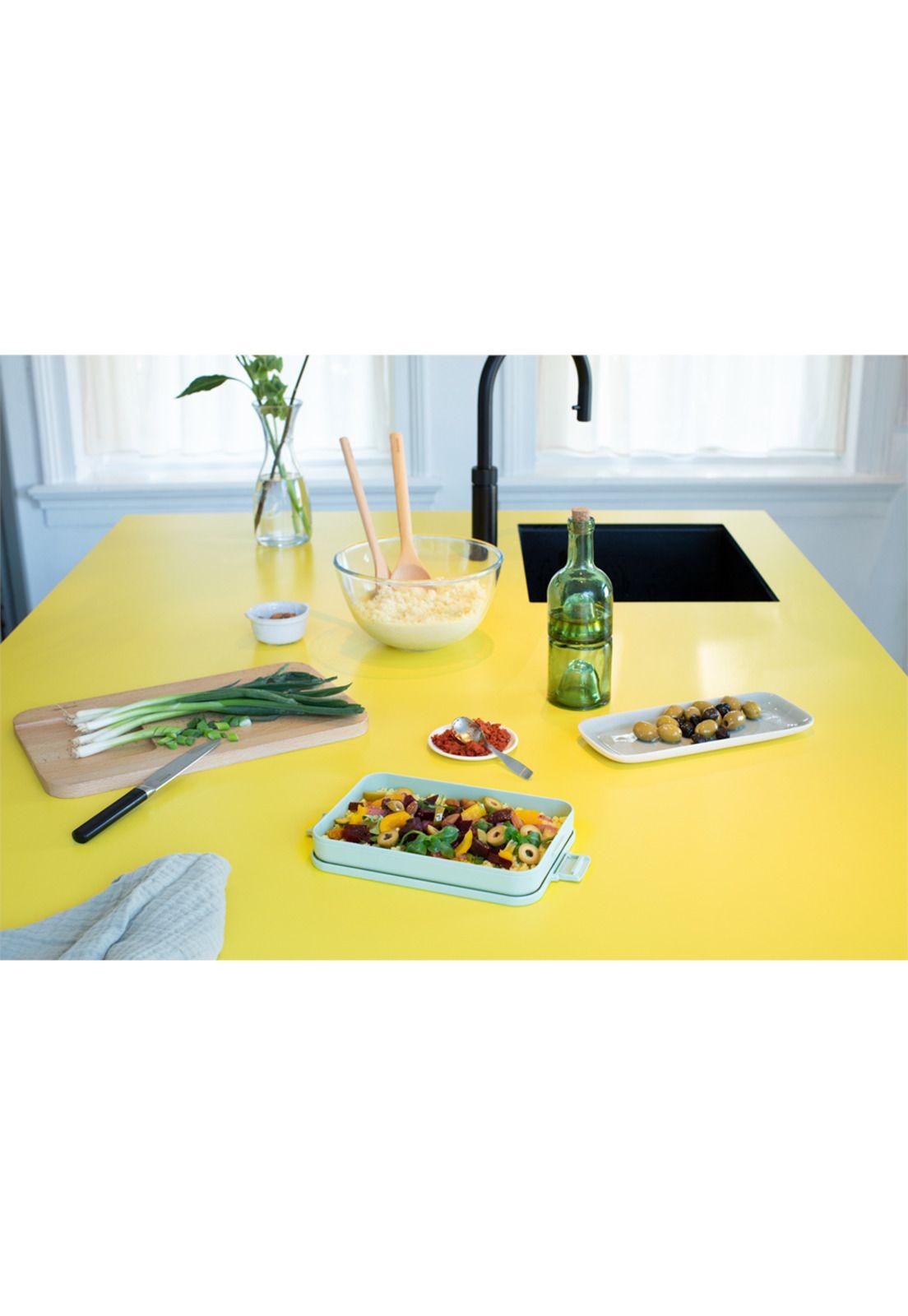 Contenedor para almuerzo Make & Take Plano Jade Green-3