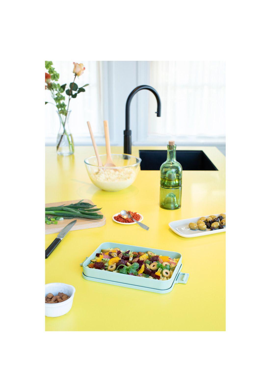 Contenedor para almuerzo Make & Take Plano Jade Green-5