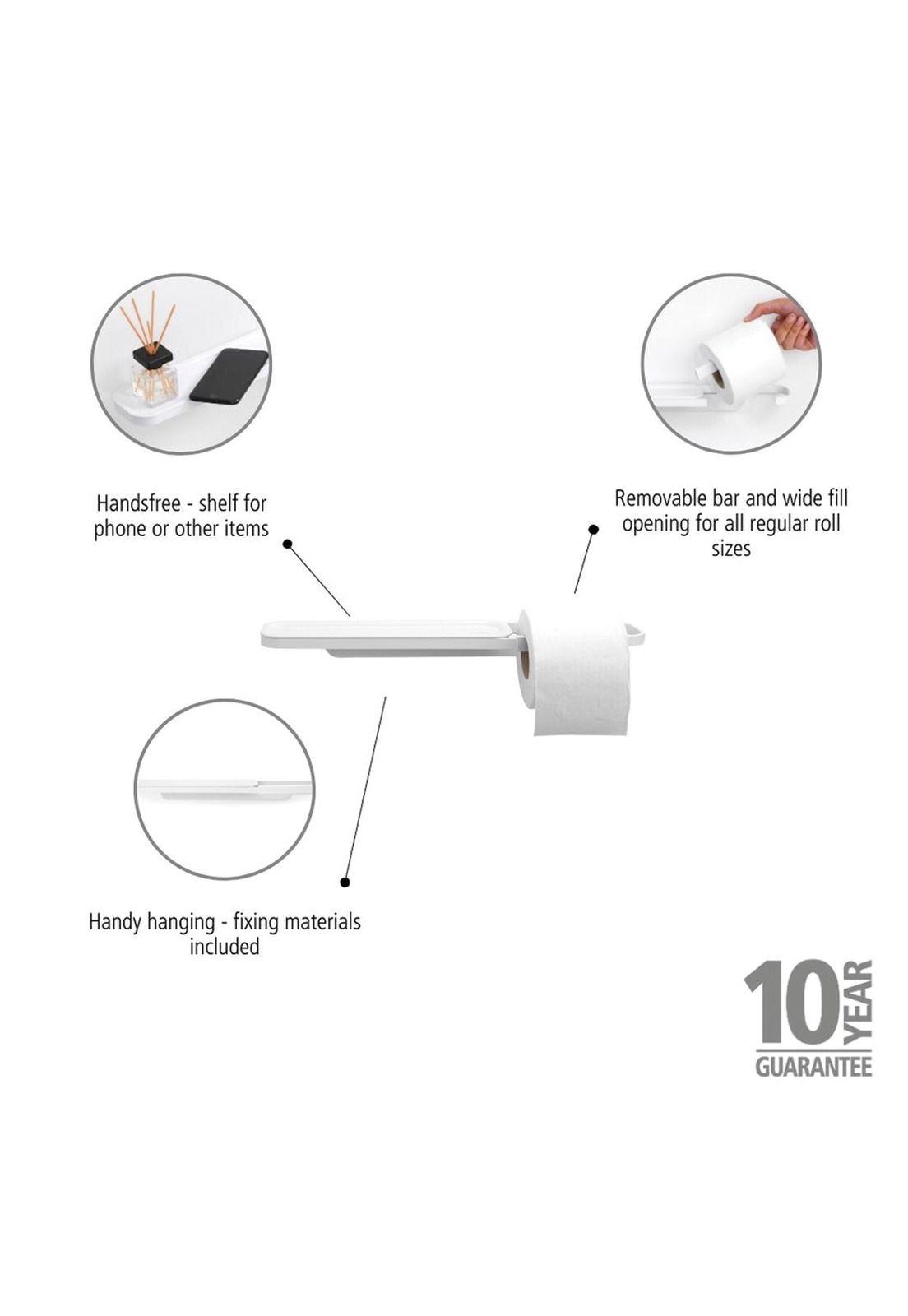 Portarrollos con estante MindSet White-2