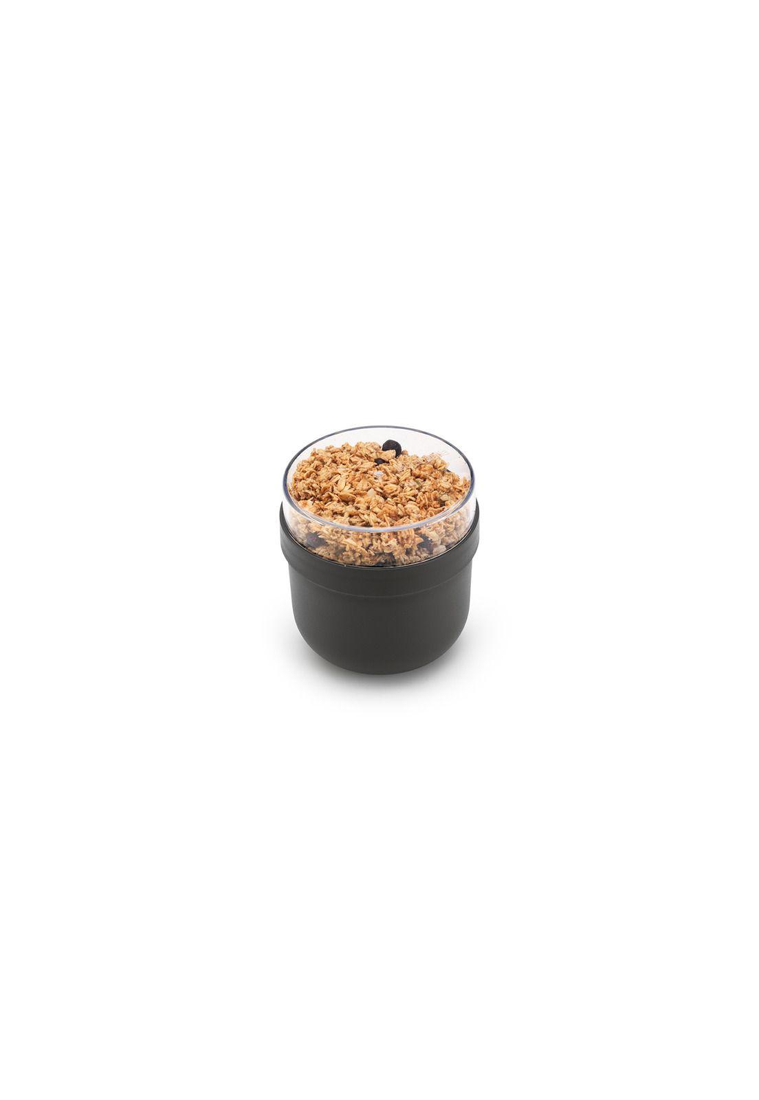 Bol de desayuno Make & Take 0,5L plástico - Dark Grey-3
