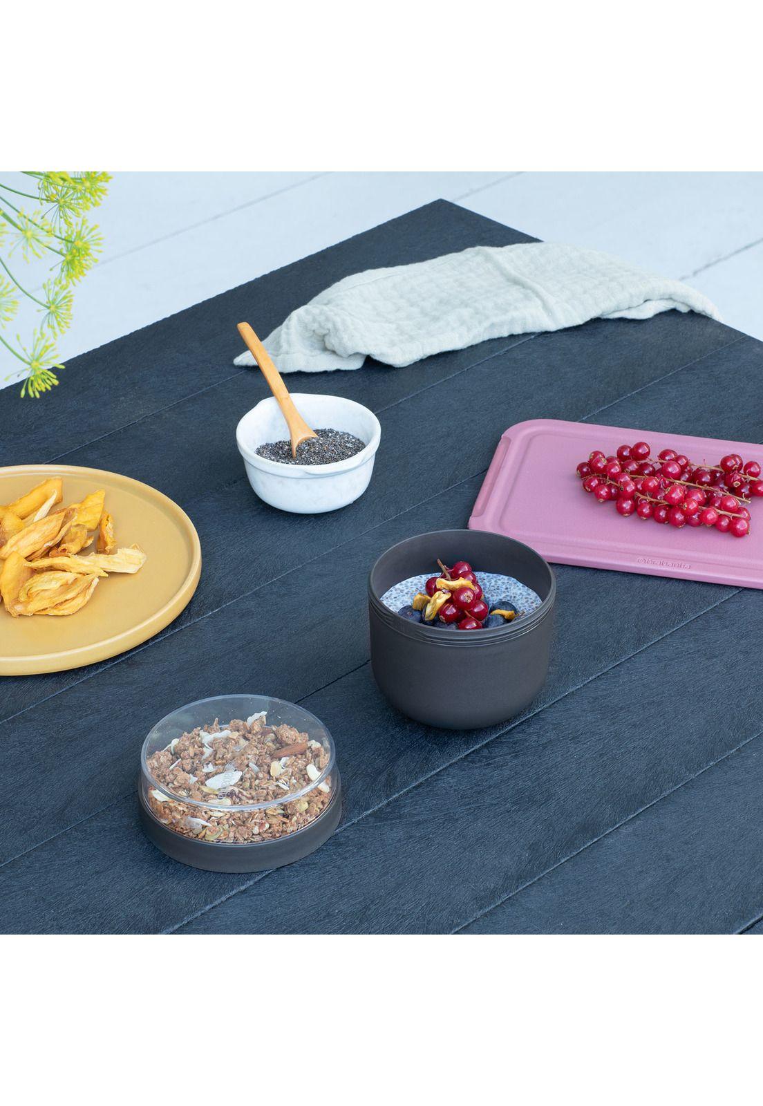 Bol de desayuno Make & Take 0,5L plástico - Dark Grey-7