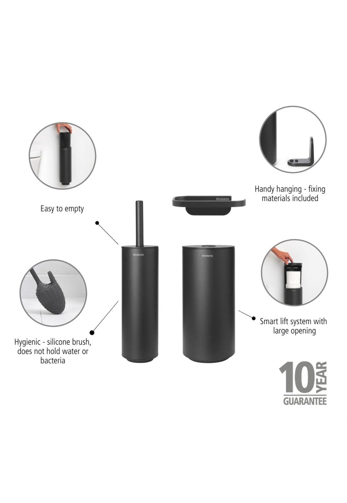 Set de 3 accesorios para el baño MindSet Mineral Infinite Grey-3