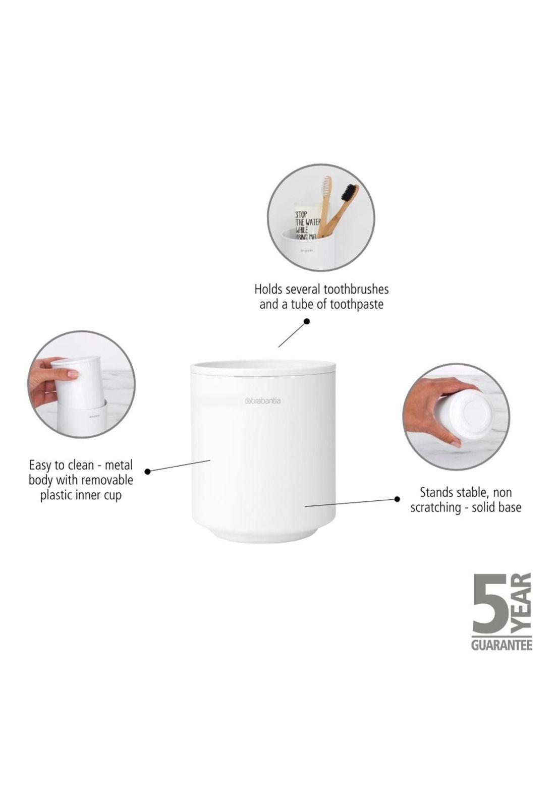 Vaso para baño MindSet White-5