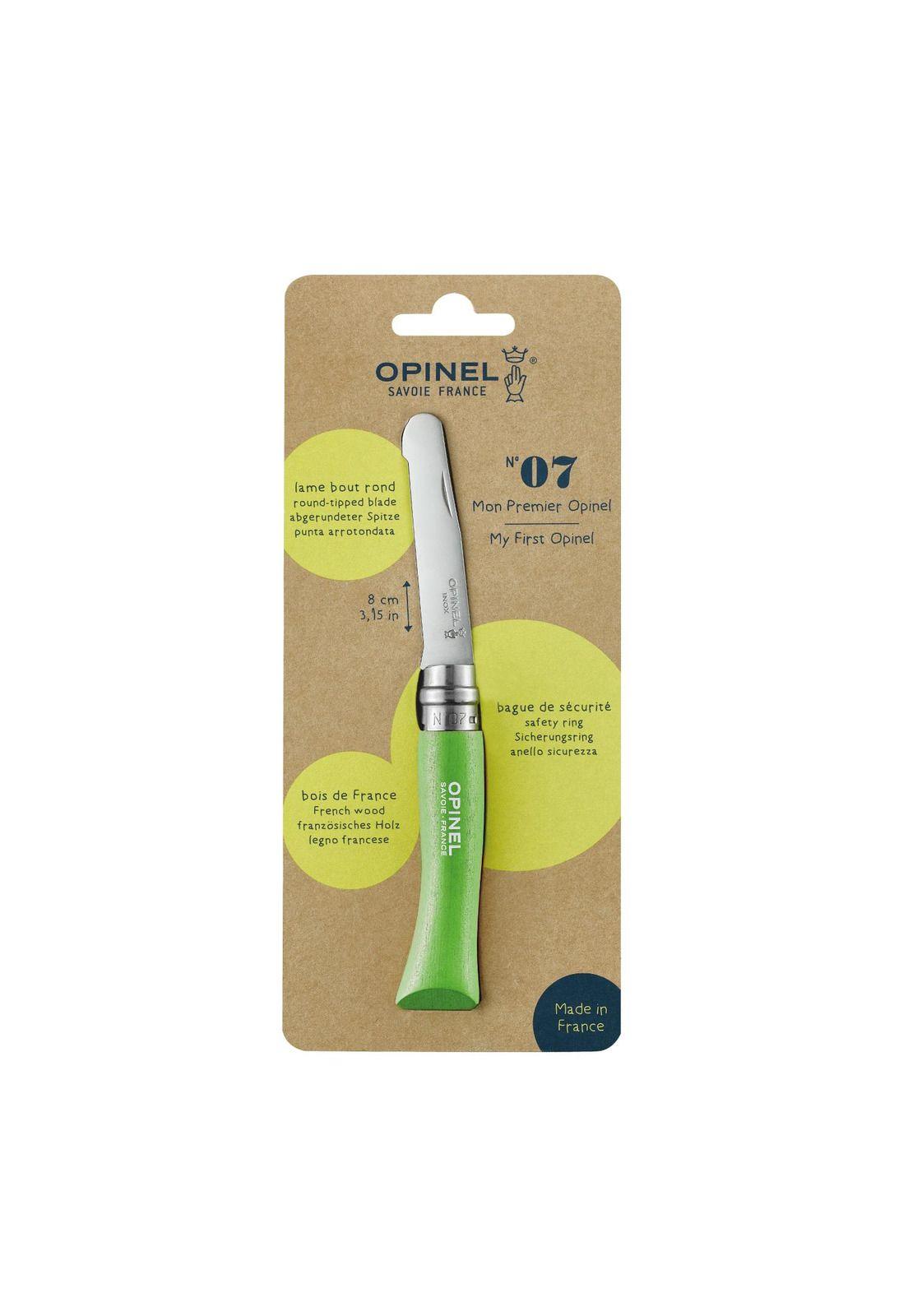 Cuchillo N°07 Mi Primer Opinel Manzana Niños-3