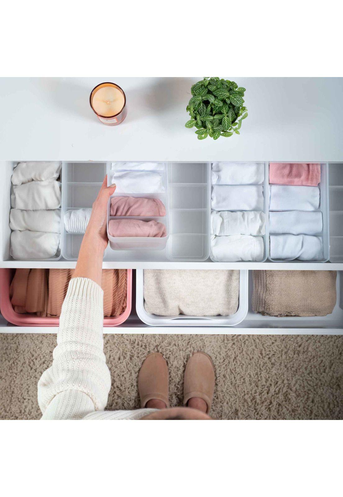 Organizador De Cajón Closet Logic Grande Blanco-2