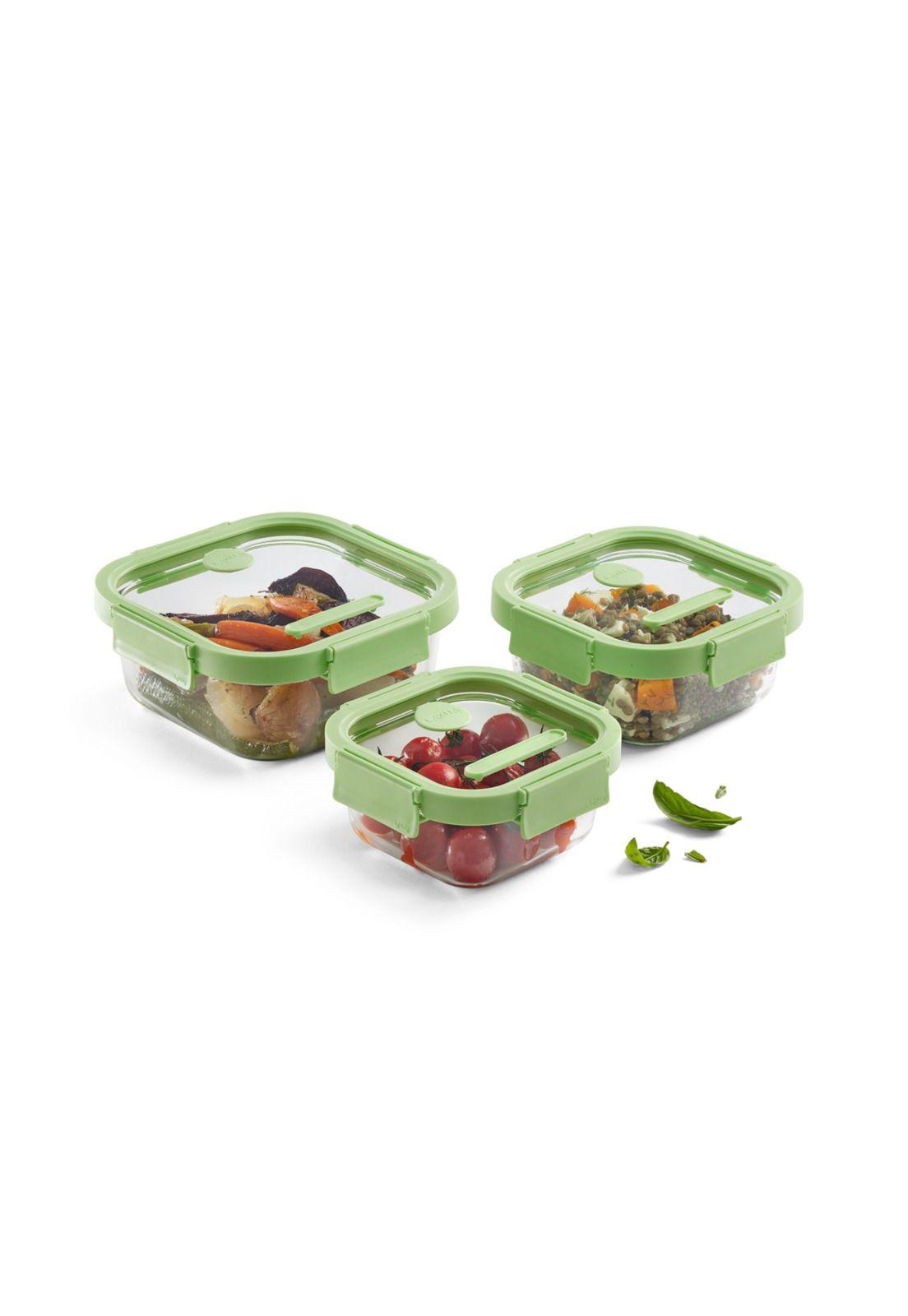 Recipiente hermético 100% de vidrio 520 ml cuadrado-4