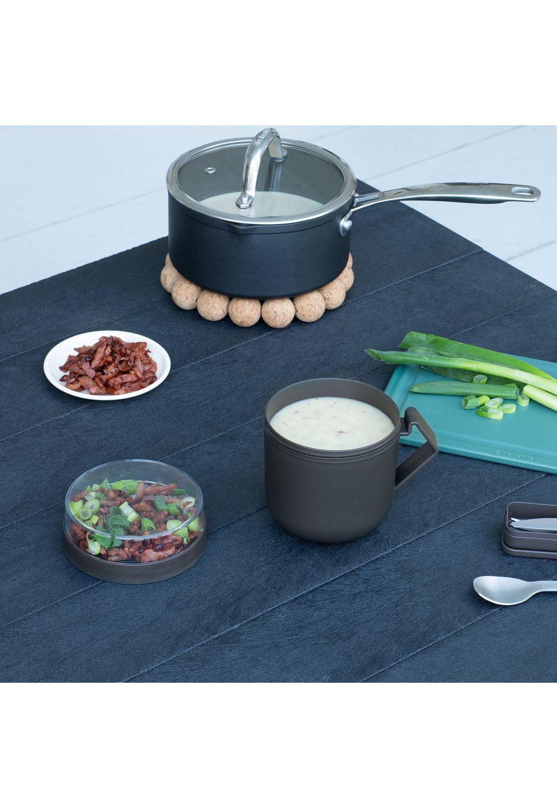 Taza para sopa Make & Take 0,6L Dark Grey-5