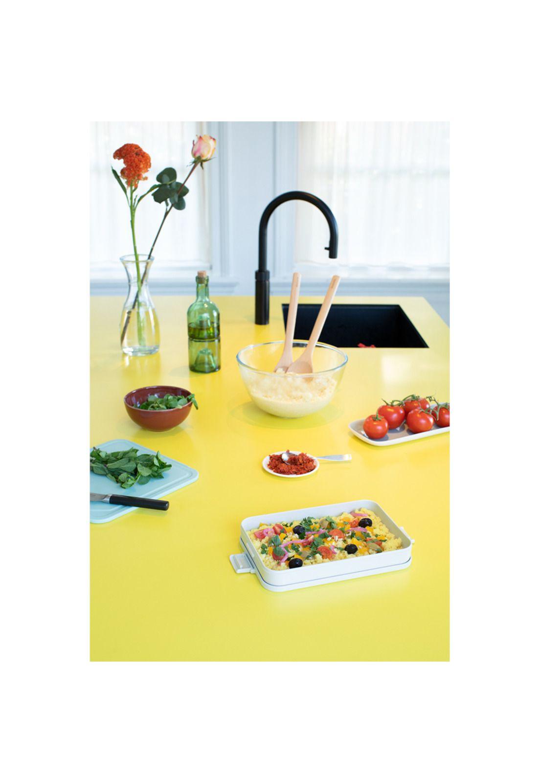 Contenedor para almuerzo Make & Take Plano Light Grey-5