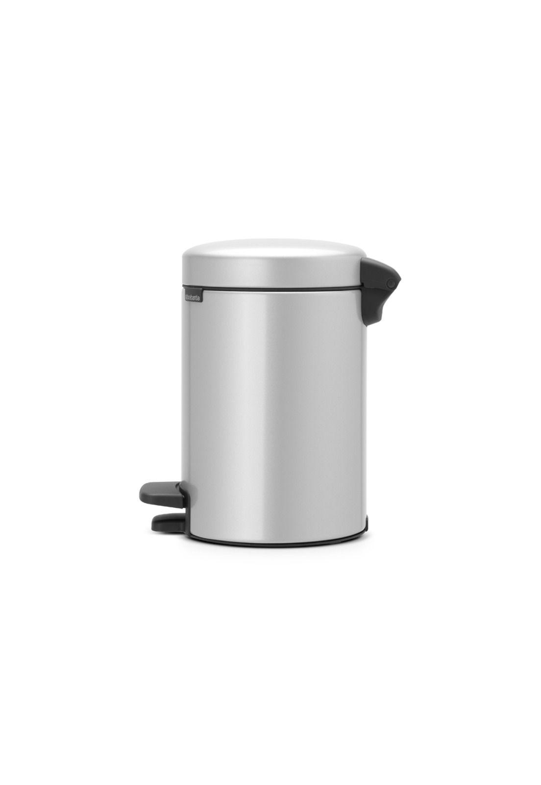 Basurero Pedal NewIcon 3 Lt Metallic Grey-1