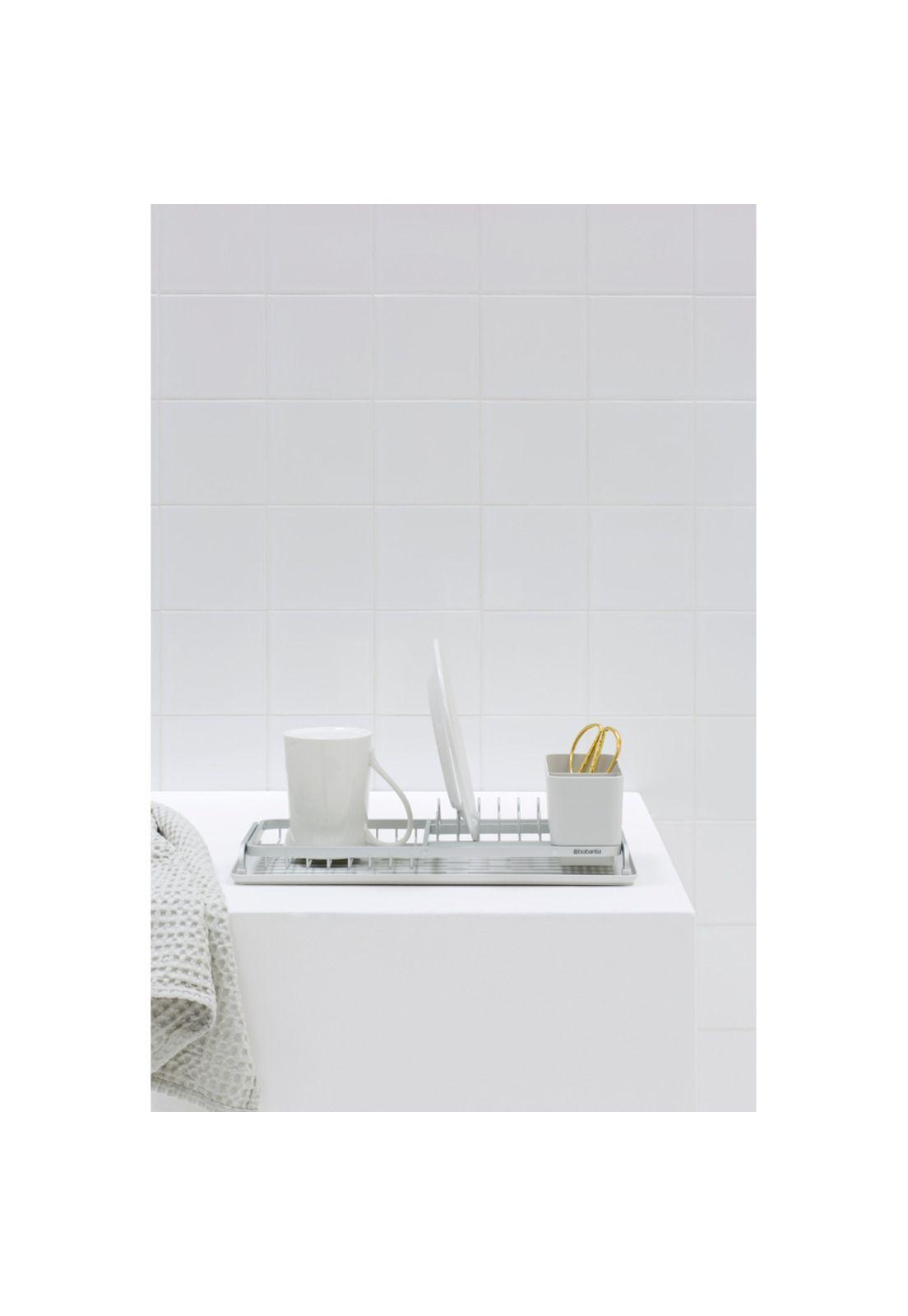 Secaplatos compacto SinkSide Light Grey-4