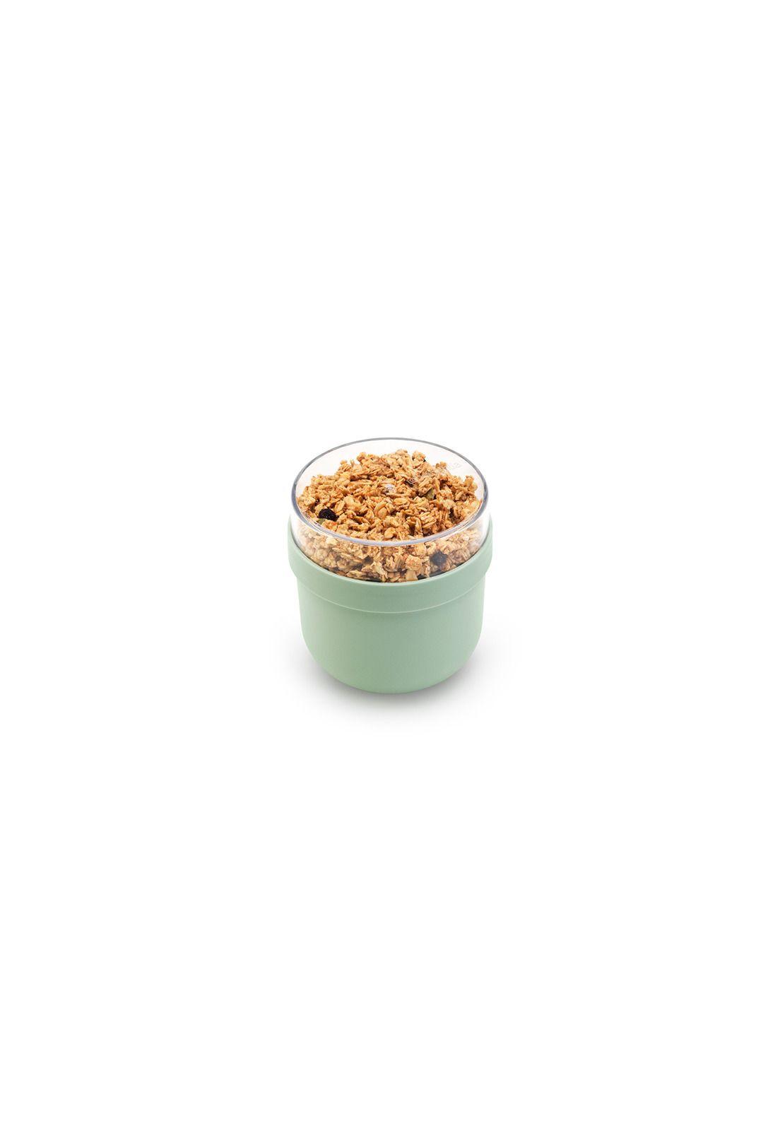 Bol de desayuno Make & Take 0,5L plástico - Jade Green-3