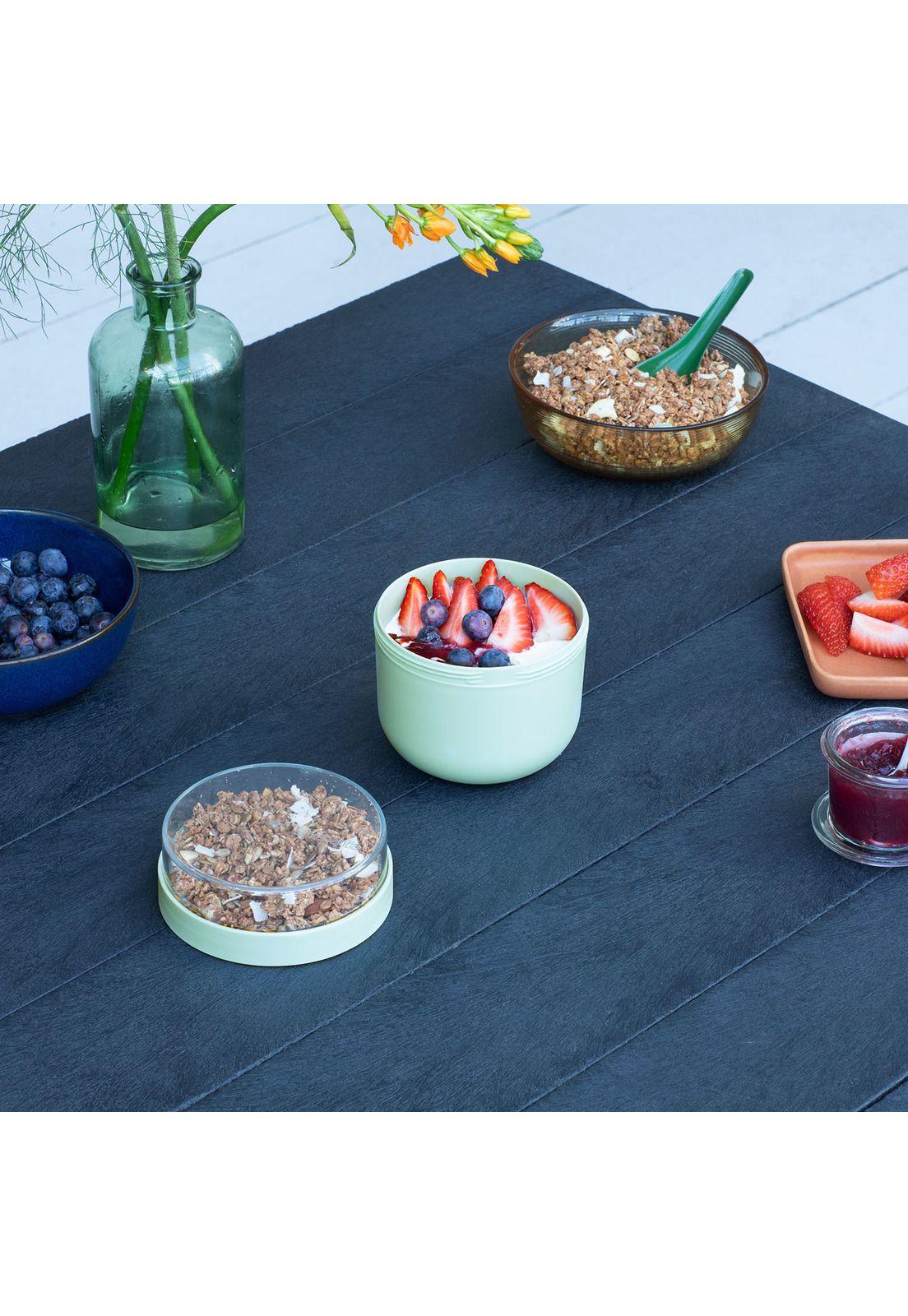 Bol de desayuno Make & Take 0,5L plástico - Jade Green-6