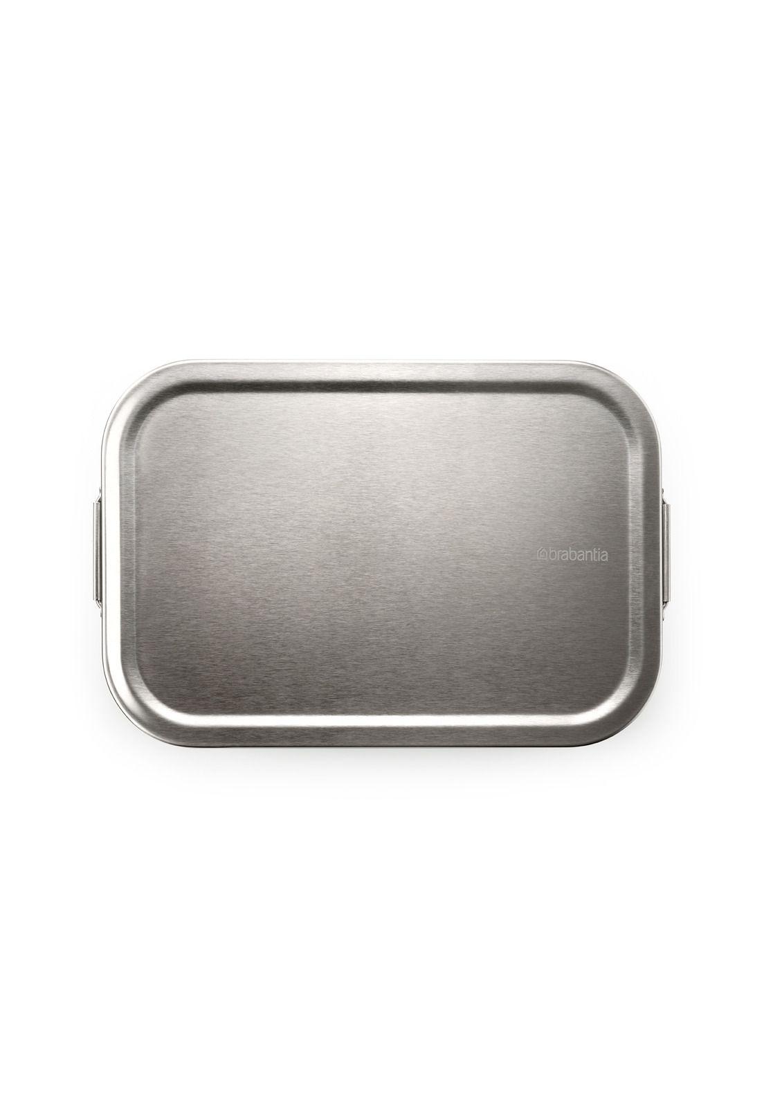 Contenedor para almuerzo Make & Take Bento grande acero inoxidable - Matt Steel-3
