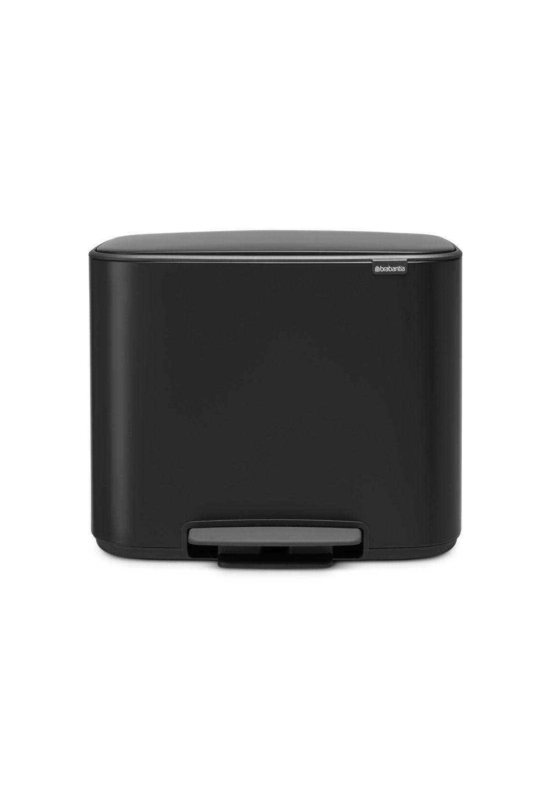 Basurero Pedal Bo 3 x 11 Lt Matt Black-0