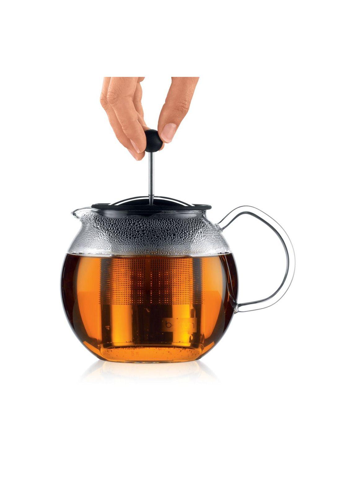 Tetera con Prensa y Filtro 500 ml, cromado-2