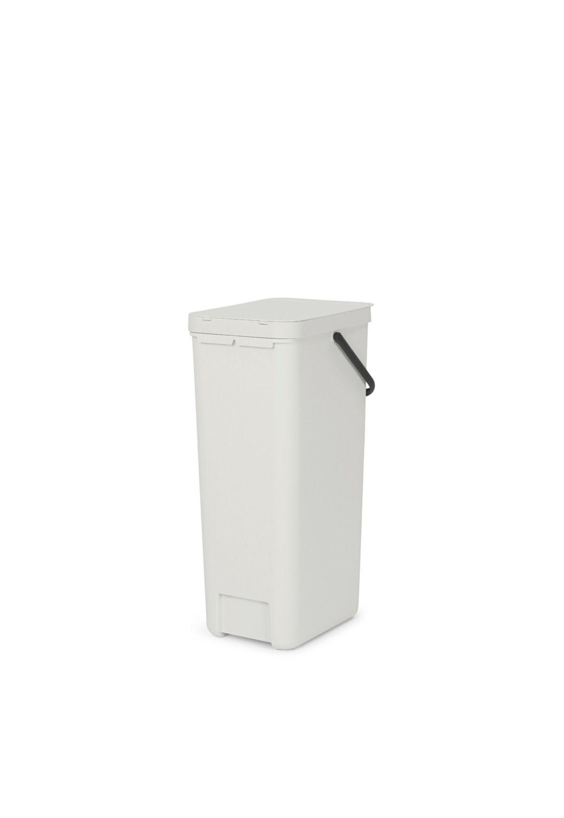Basurero Reciclaje Sort & Go 40 Lt White-2