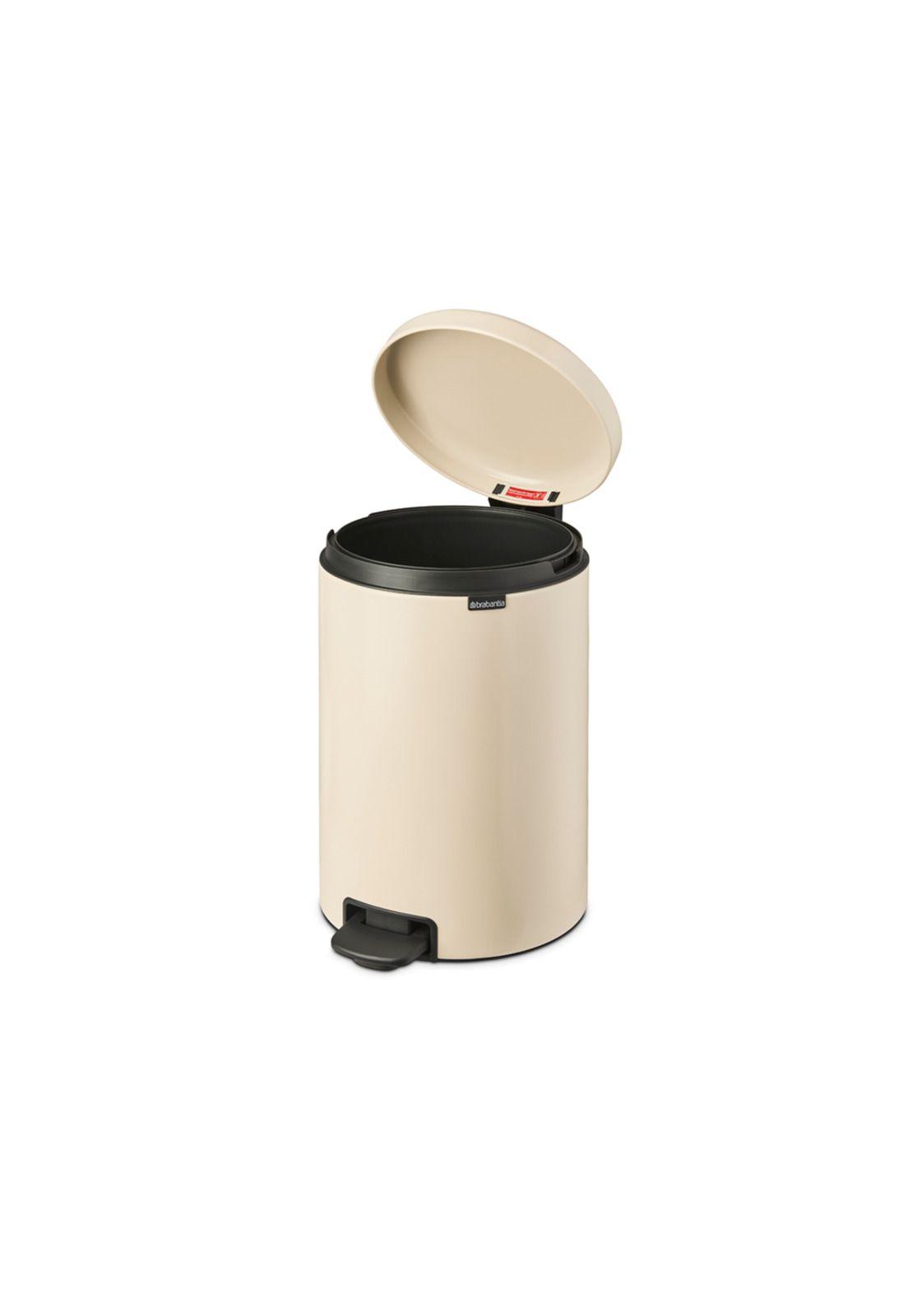 Basurero Pedal NewIcon 20 Lt Soft Beige-2