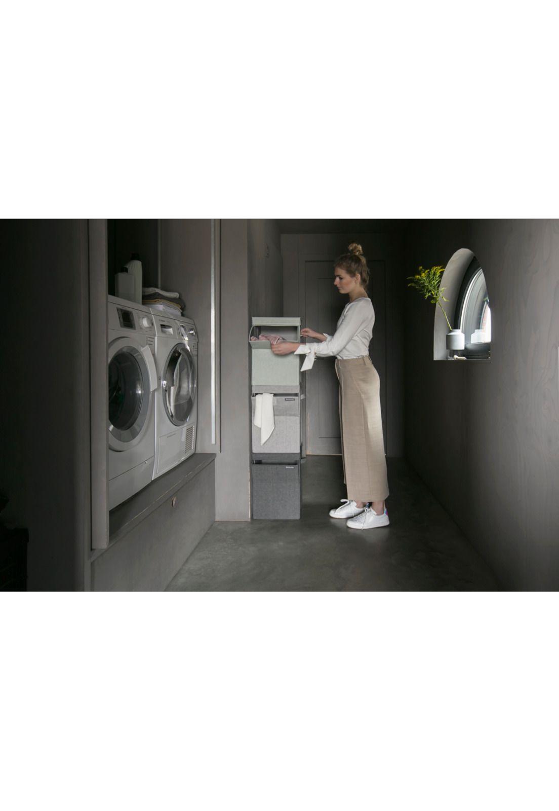 Caja apilable para ropa 35 Lt Pepper Black-5