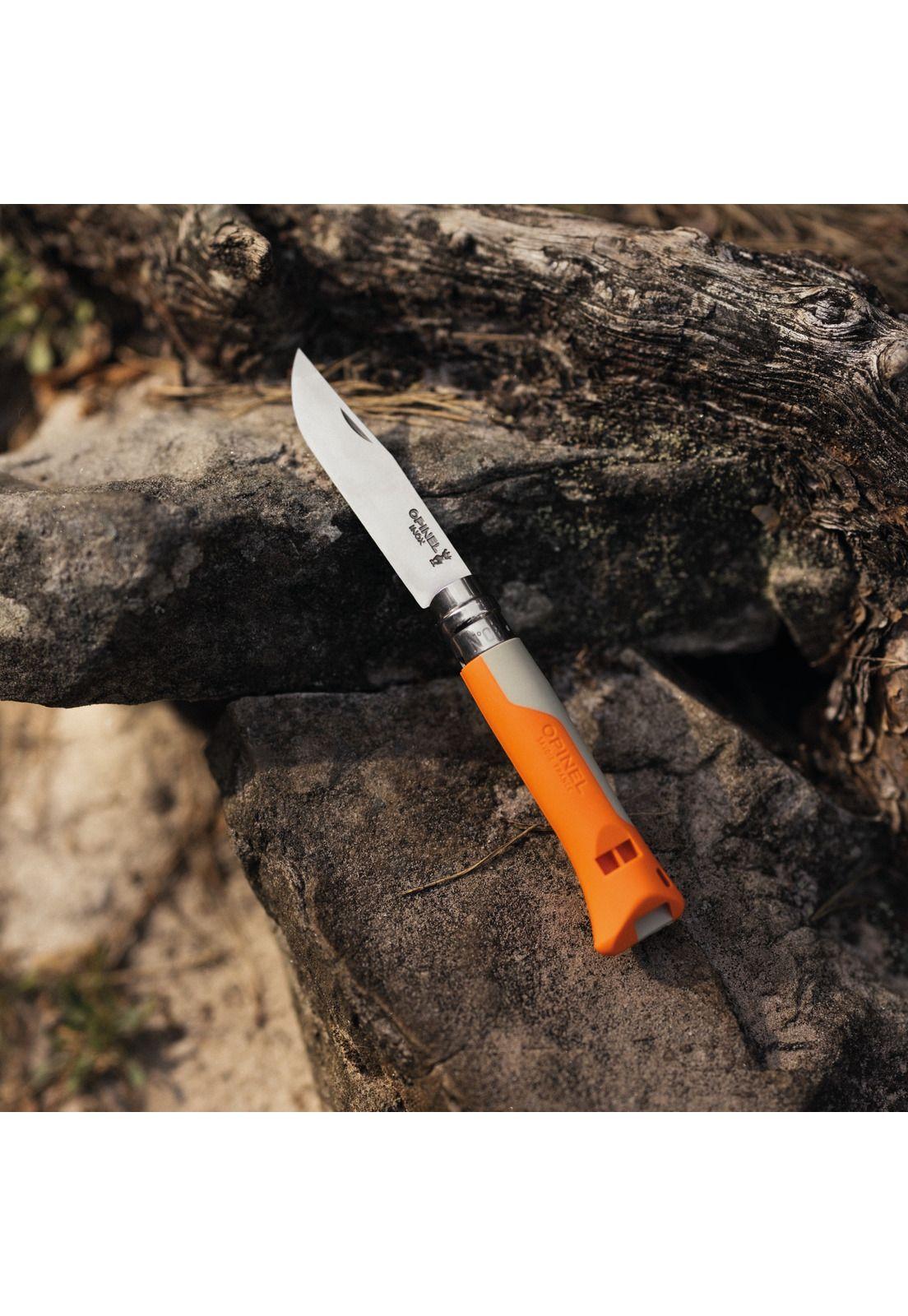 Cuchillo Opinel N°08 Horizon Naranjo-1