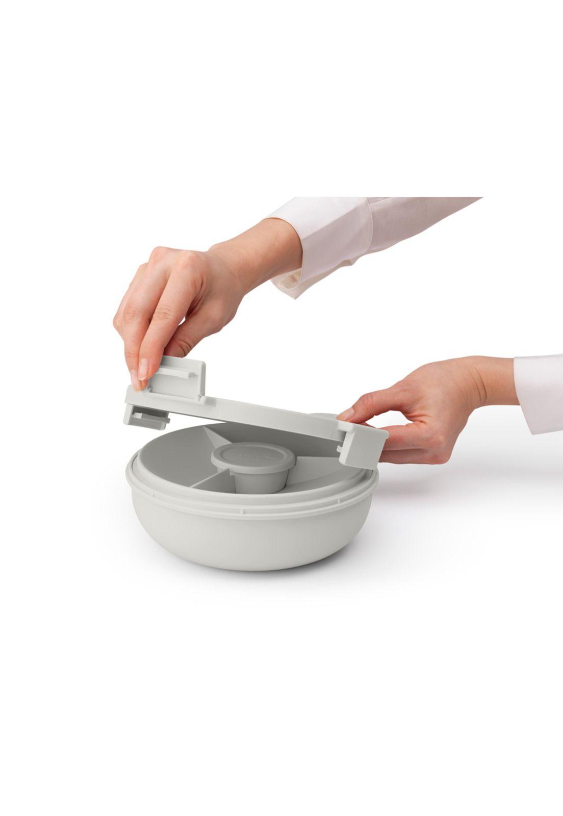 Bowl para ensalada Make & Take 1,3 Lt Light Grey-2