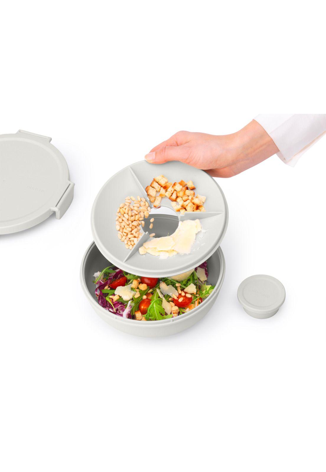 Bowl para ensalada Make & Take 1,3 Lt Light Grey-3