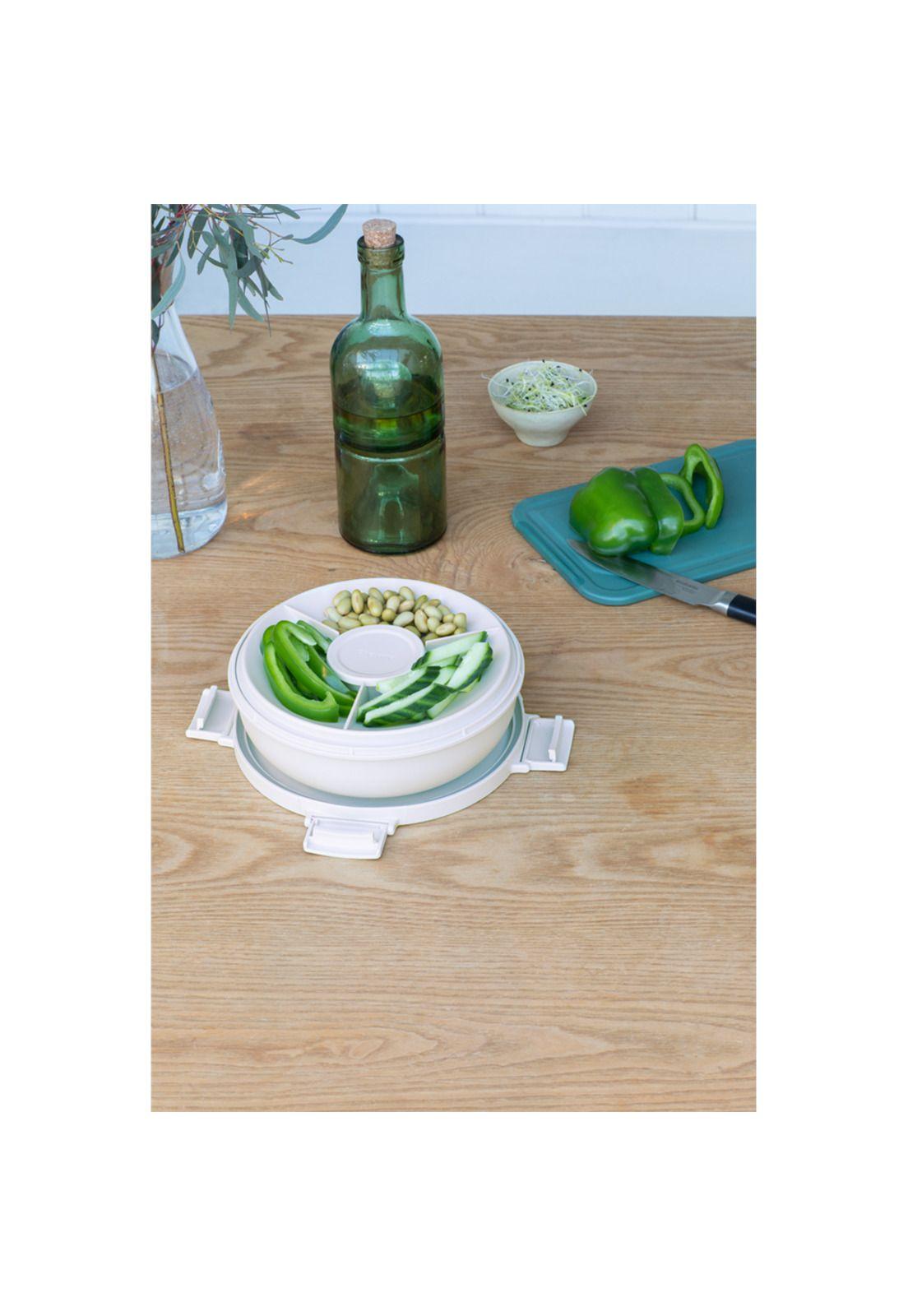 Bowl para ensalada Make & Take 1,3 Lt Light Grey-4