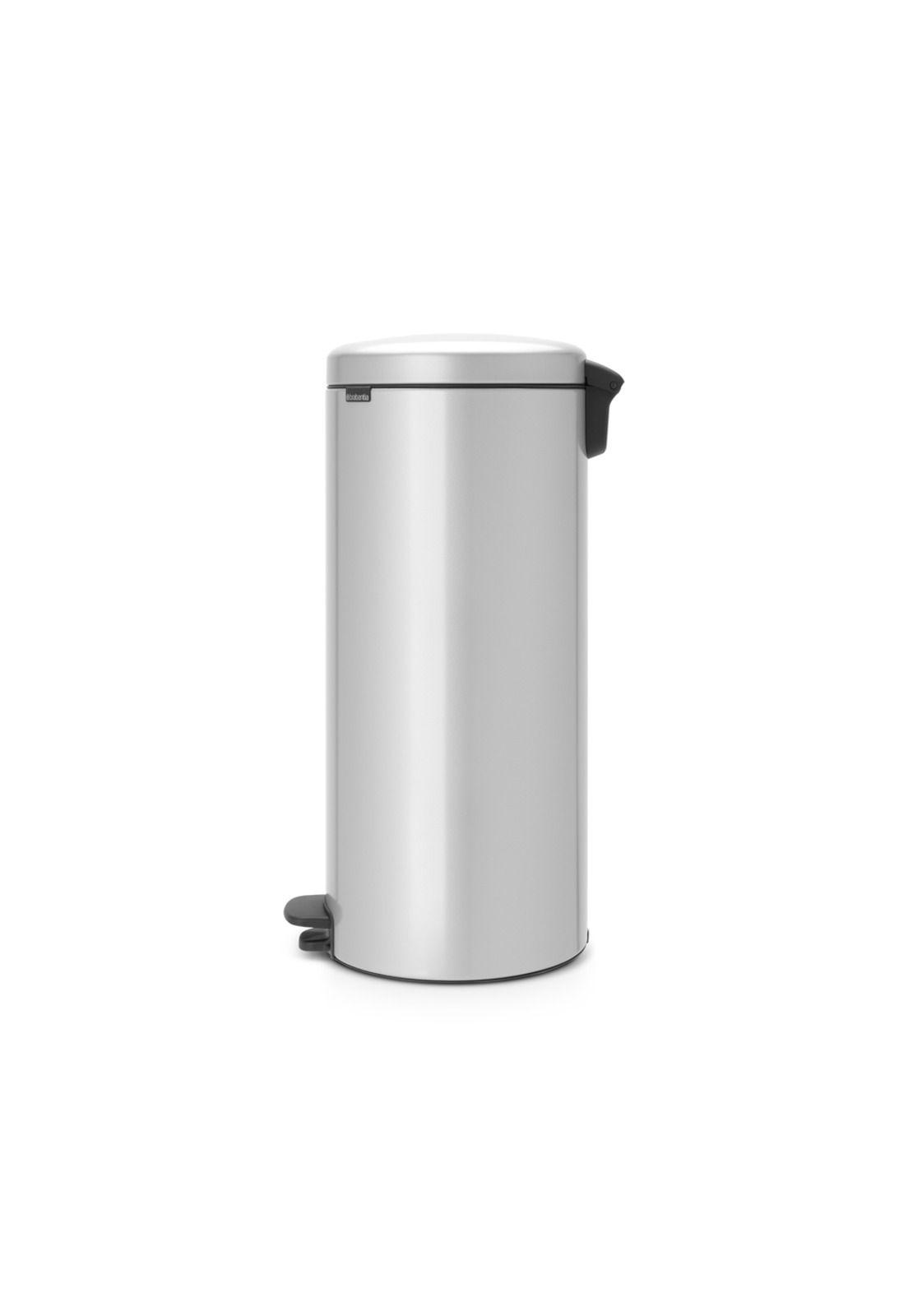 Basurero Pedal NewIcon 30 Lt Metallic Grey-1