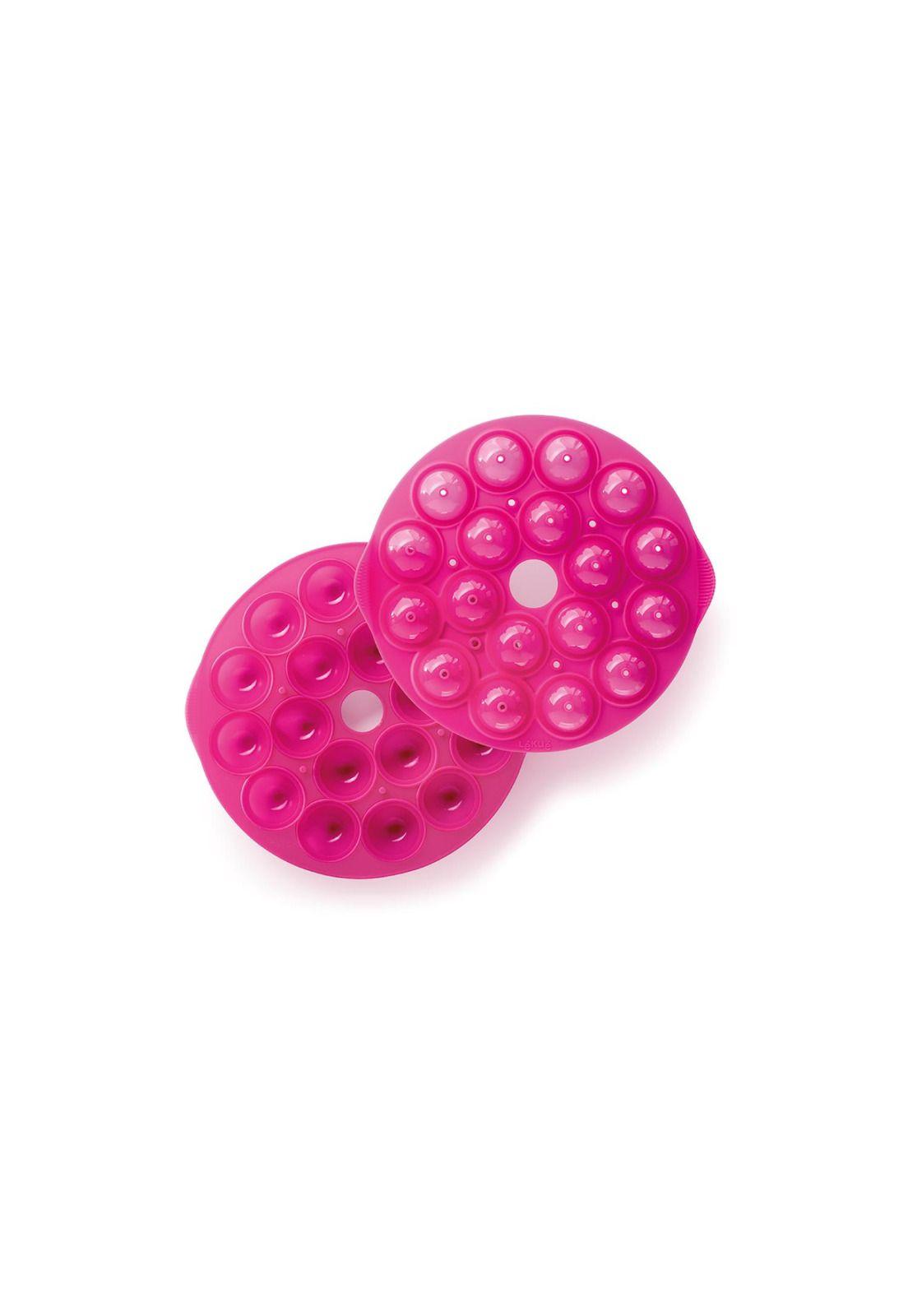 Molde cake pop 18 cavidades rosado-0