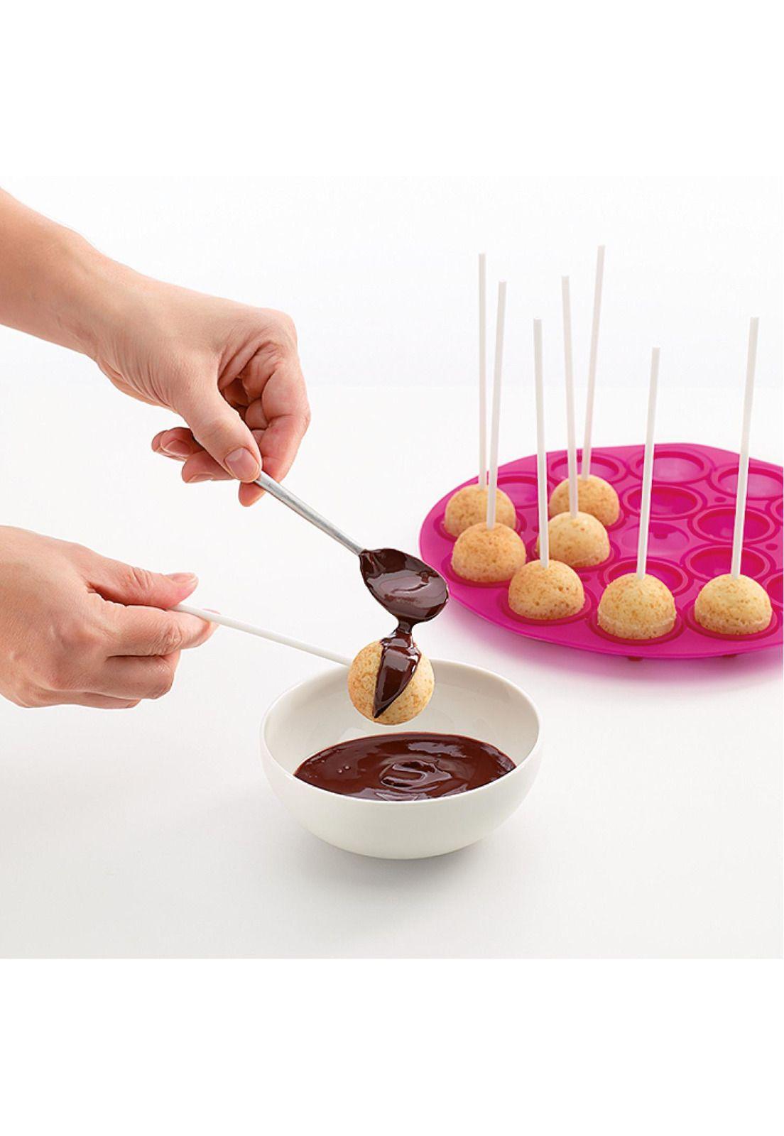 Molde cake pop 18 cavidades rosado-3