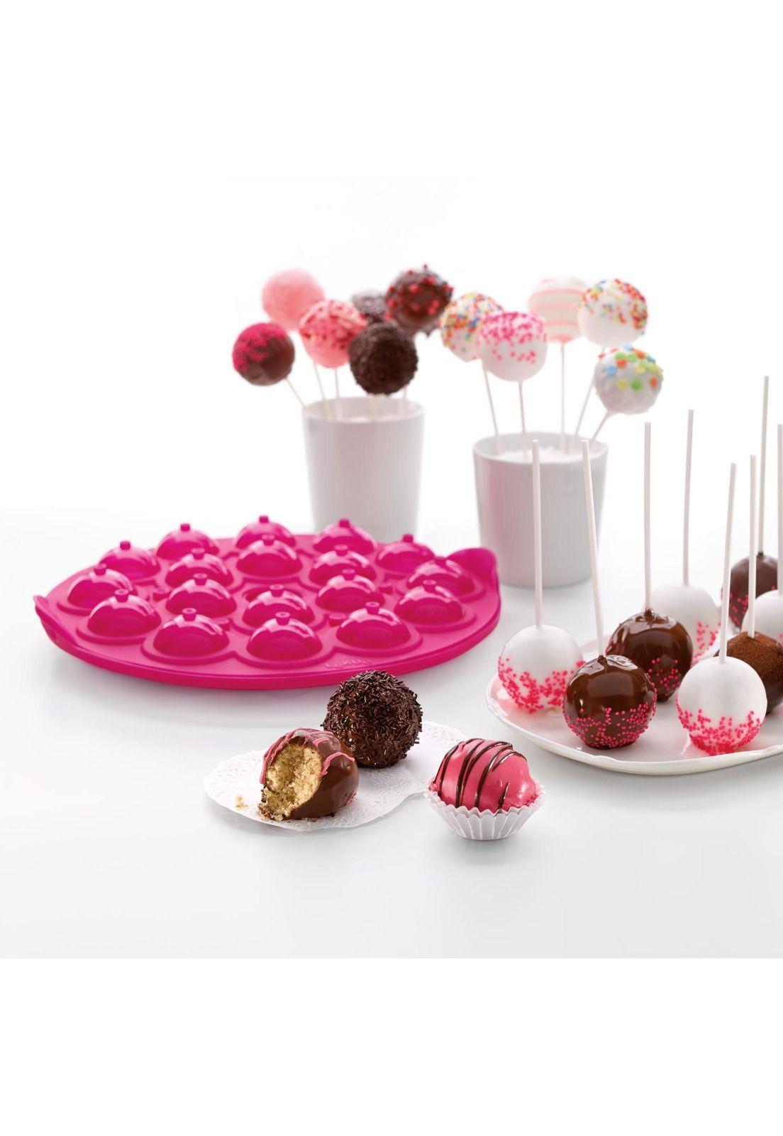 Molde cake pop 18 cavidades rosado-4