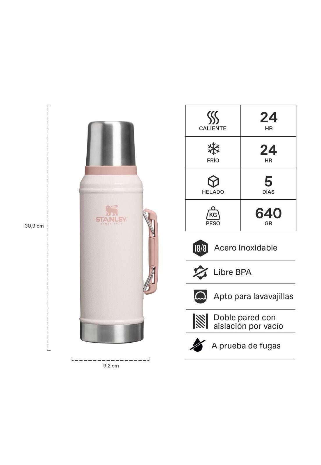 Termo Stanley Classic Hammertone Rose Quartz | 950 ml-1
