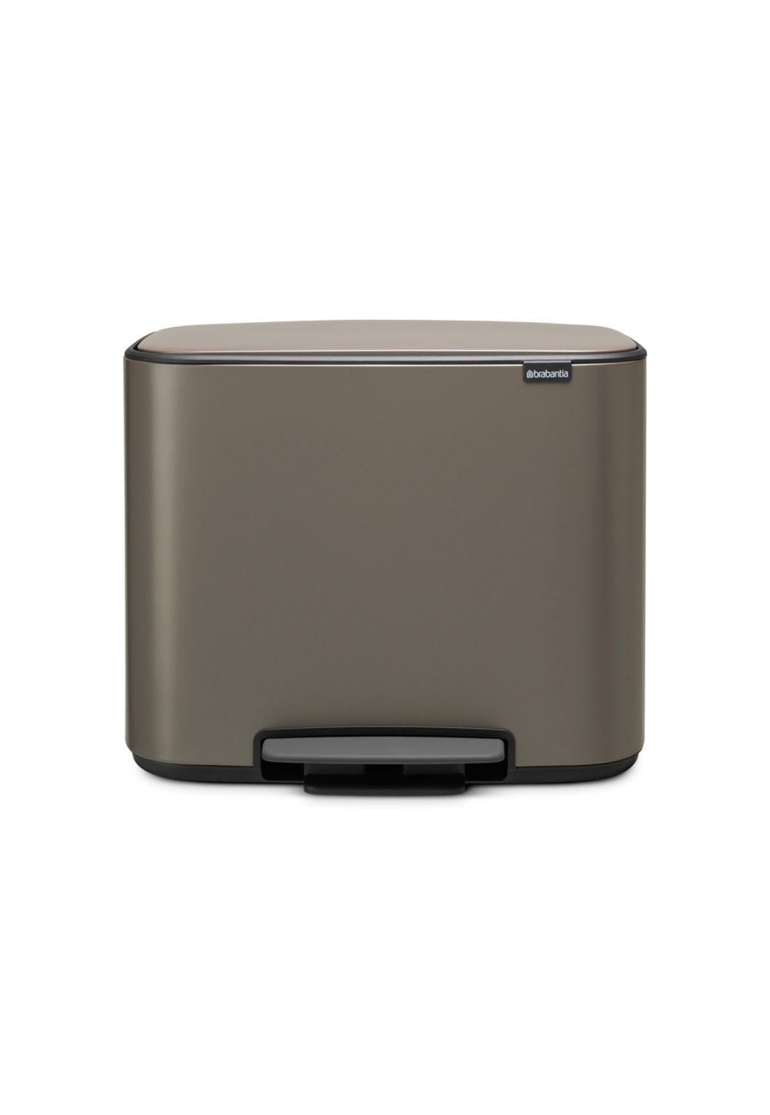 Basurero Pedal Bo 11 + 23 Lt Platinum-0