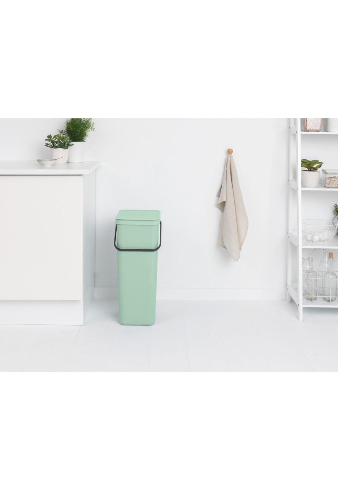 Basurero Reciclaje Sort & Go 40 Lt Jade Green-4