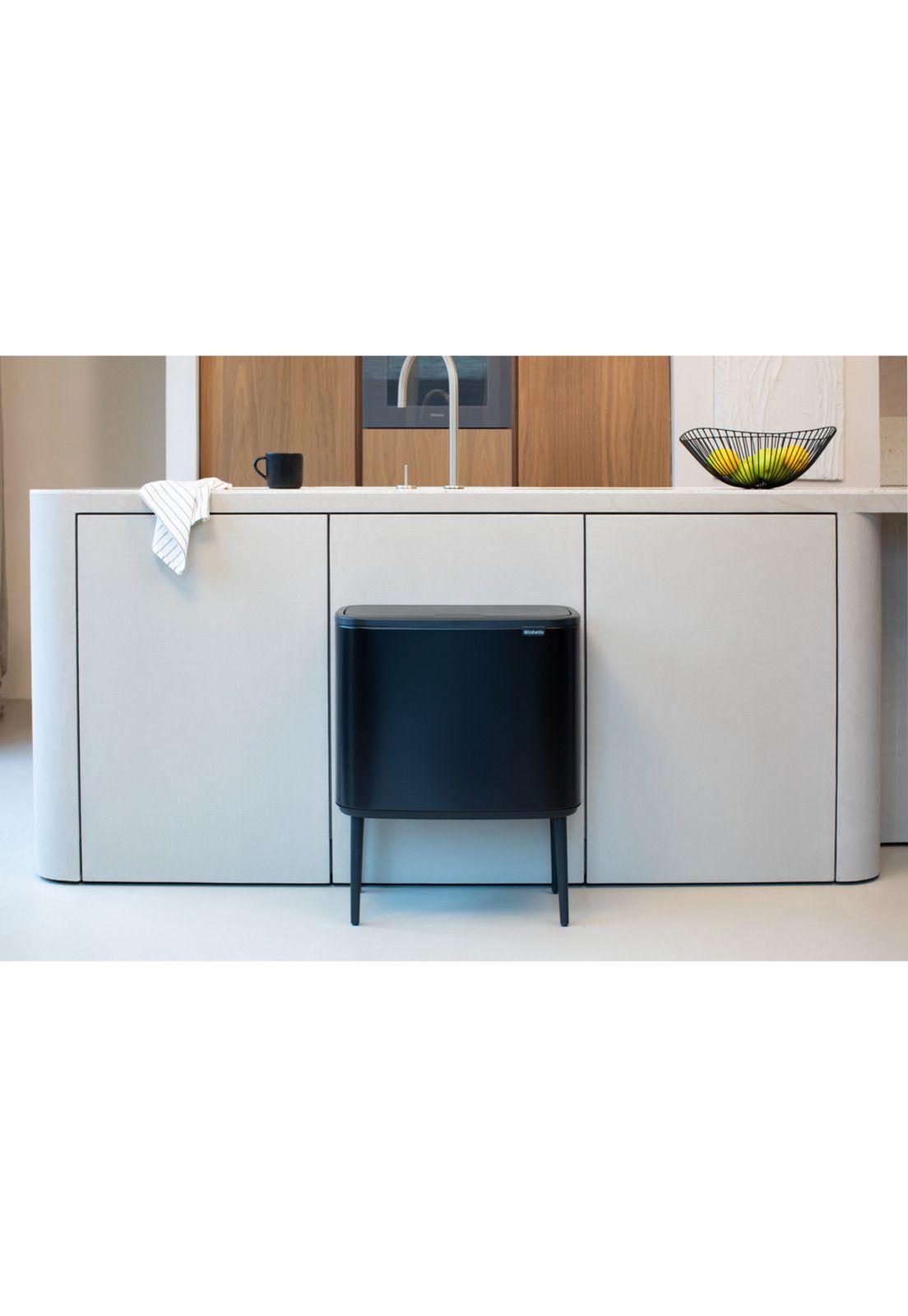 Basurero Bo Touch 36 Lt Matt Black-4