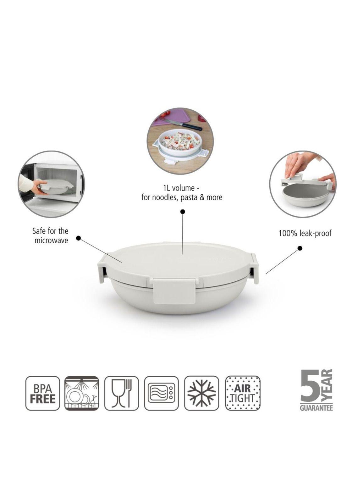 Bowl para almuerzo Make & Take 1 Lt White-6