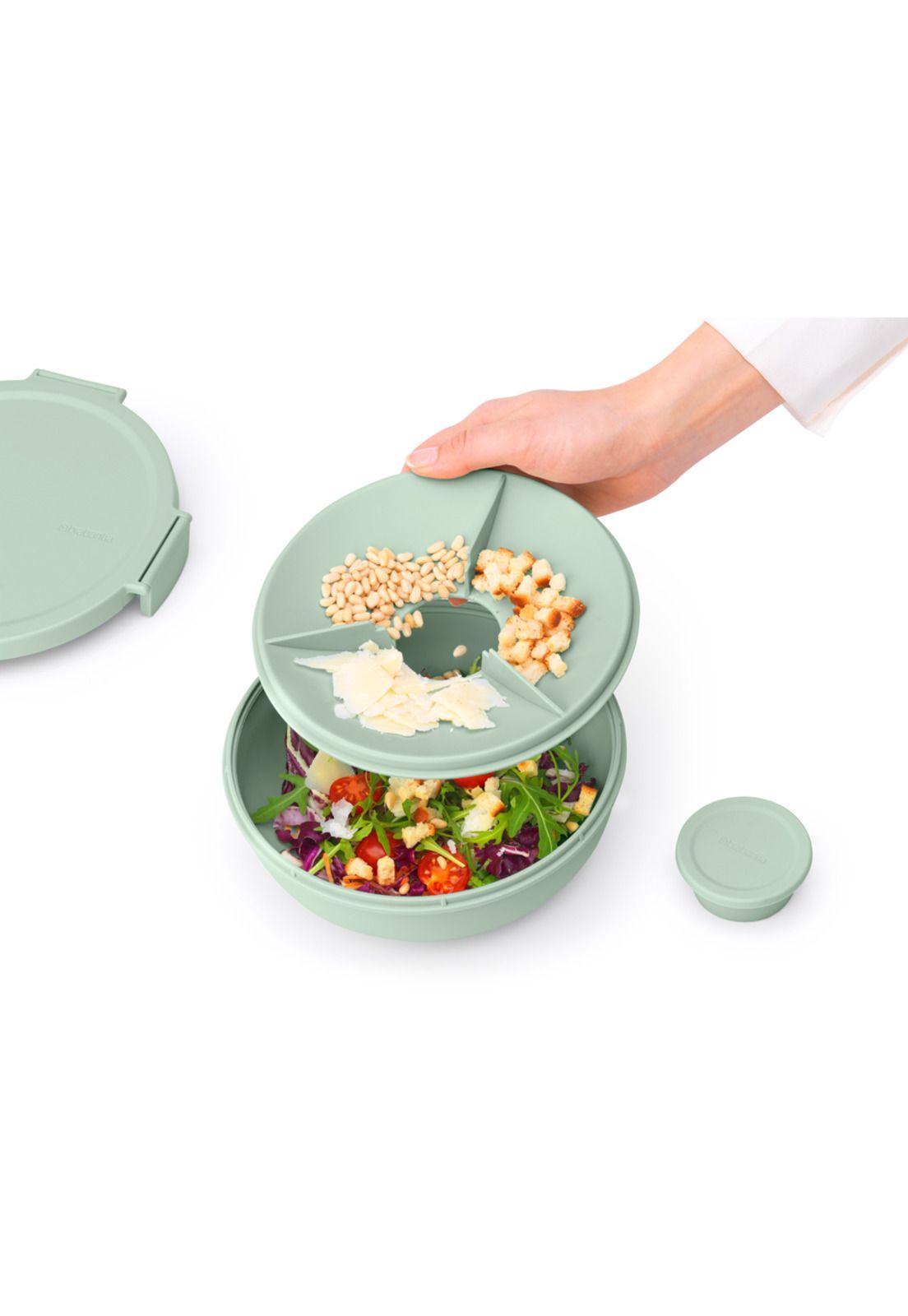 Bowl para ensalada Make & Take 1,3 Lt Jade Green-4