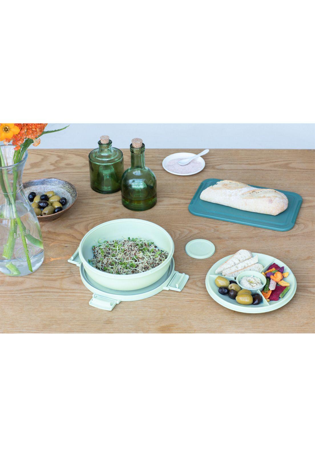 Bowl para ensalada Make & Take 1,3 Lt Jade Green-5