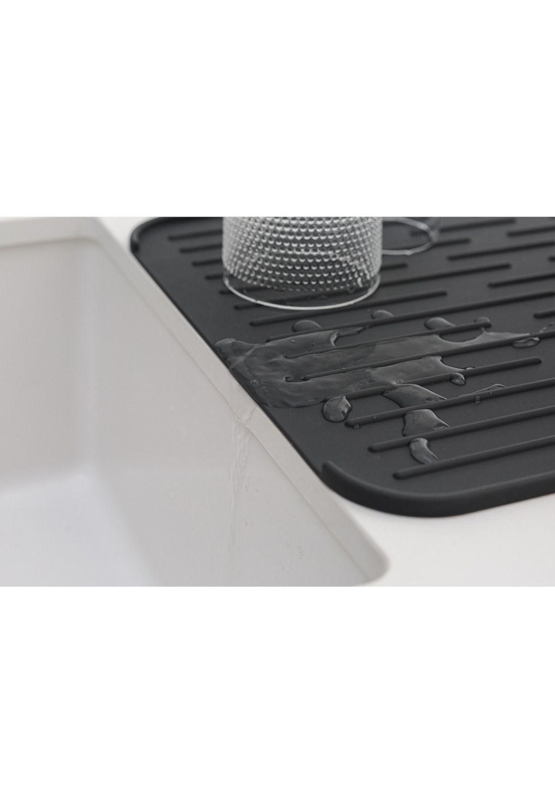 Bandeja secaplatos de silicona SinkSide Dark grey-3