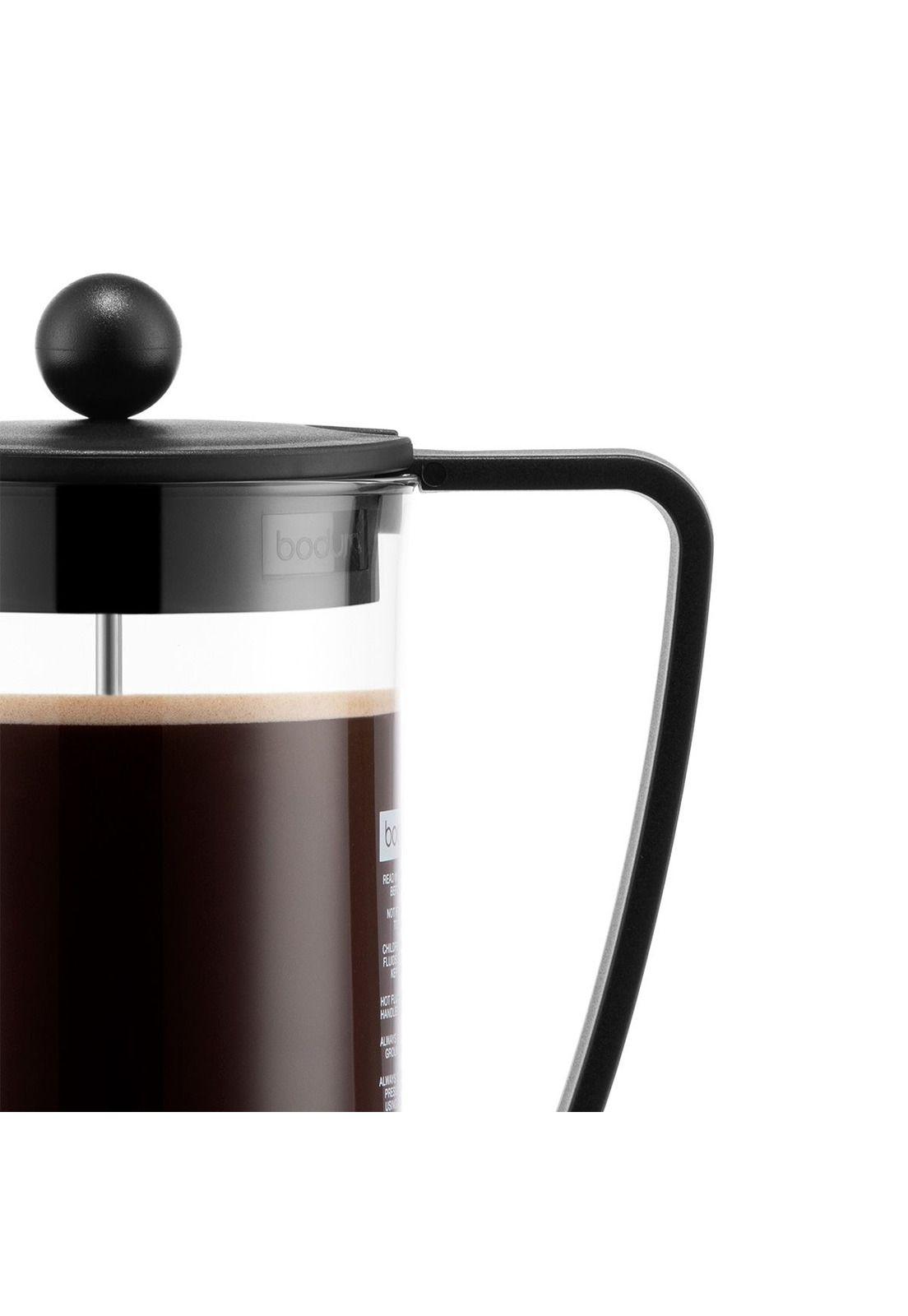 Cafetera Prensa Francesa Brazil 1lt, negro-4
