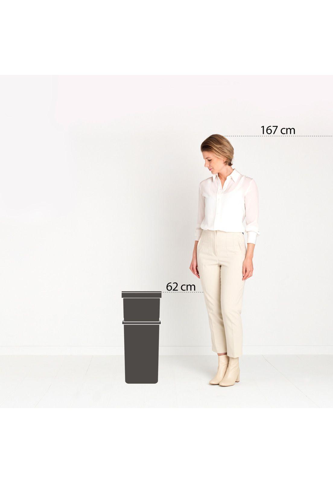 Basurero Reciclaje Sort & Go 40 Lt Fir Green-5