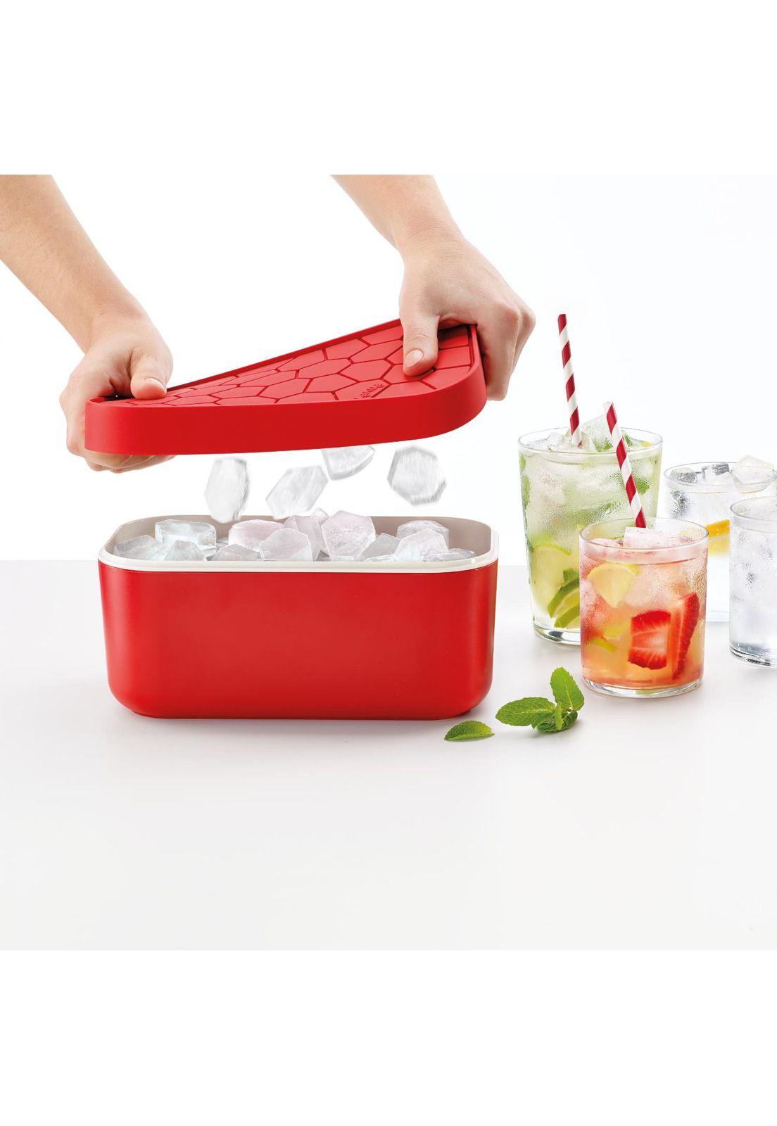 Caja de cubos de hielo Ice box rojo-1