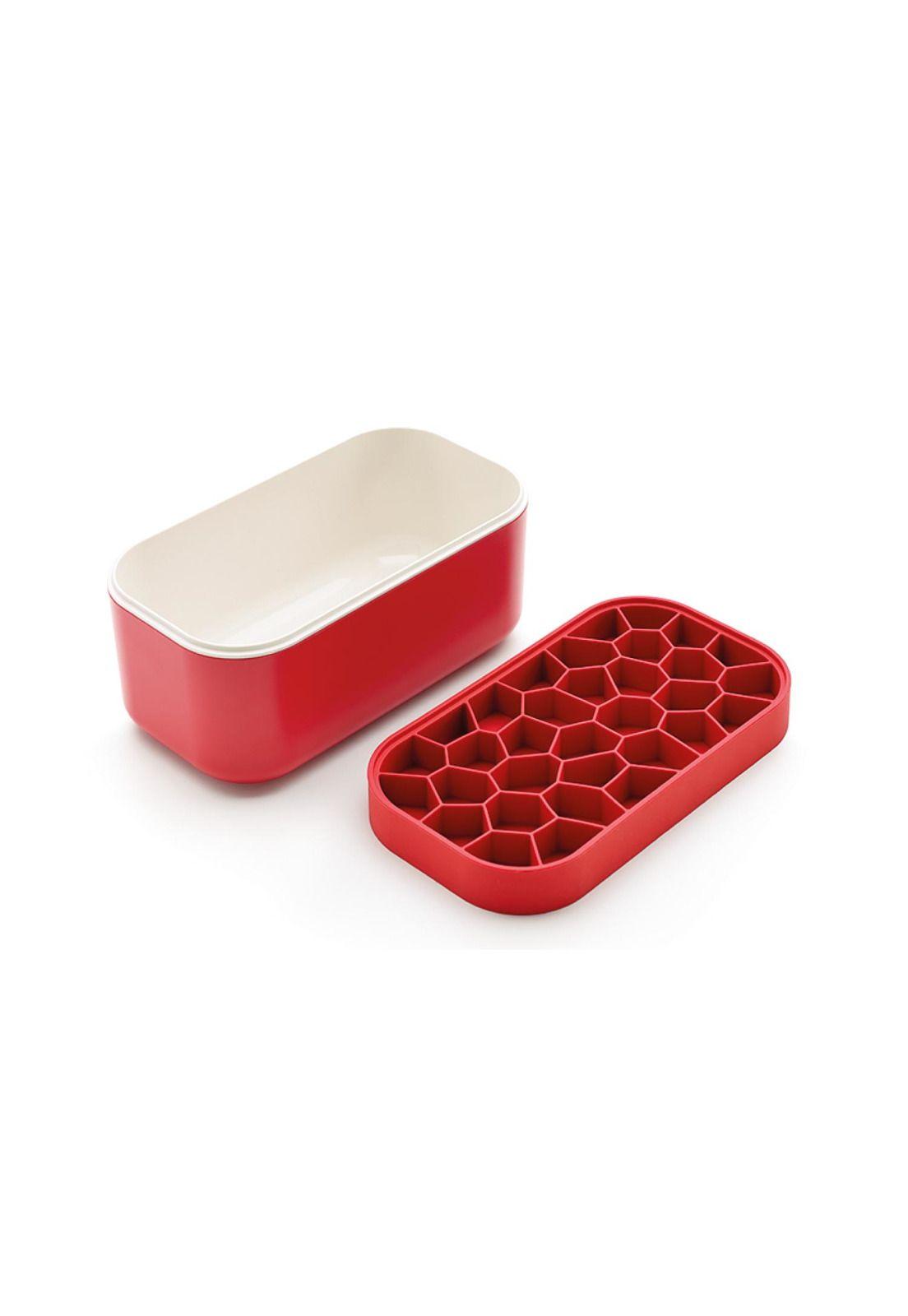 Caja de cubos de hielo Ice box rojo-2
