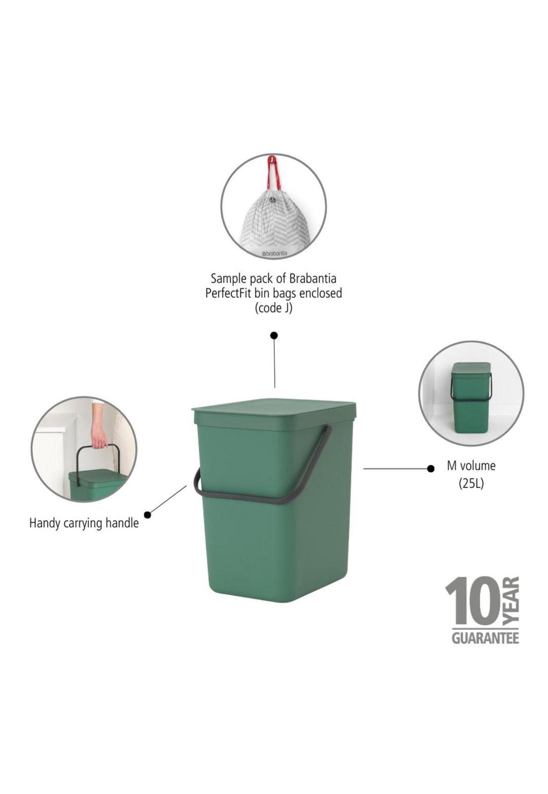 Basurero Sort & Go 25 Lt Fir Green-7