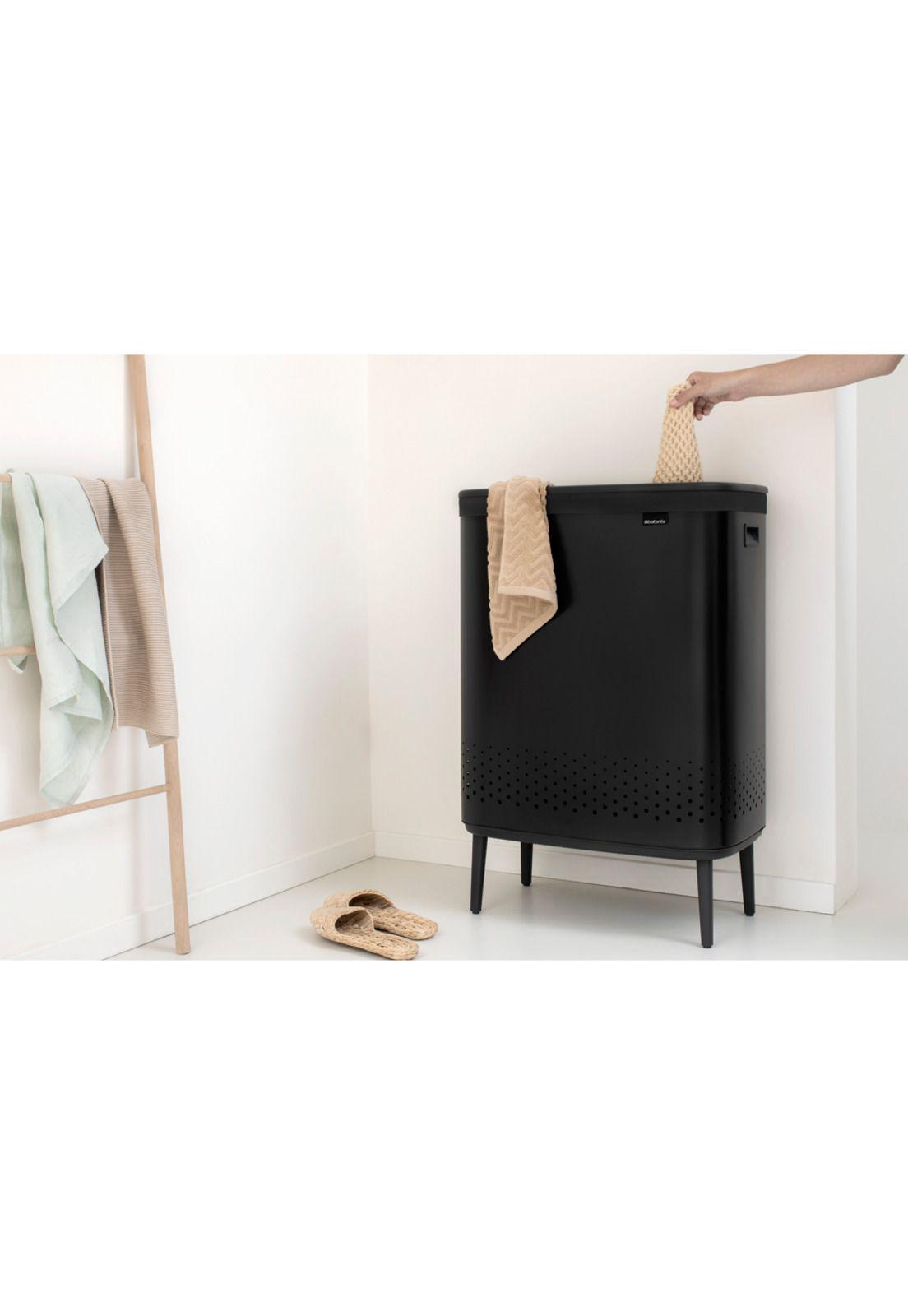 Contenedor para ropa Bo Hi 2 x 45 Lt Matt Black-5