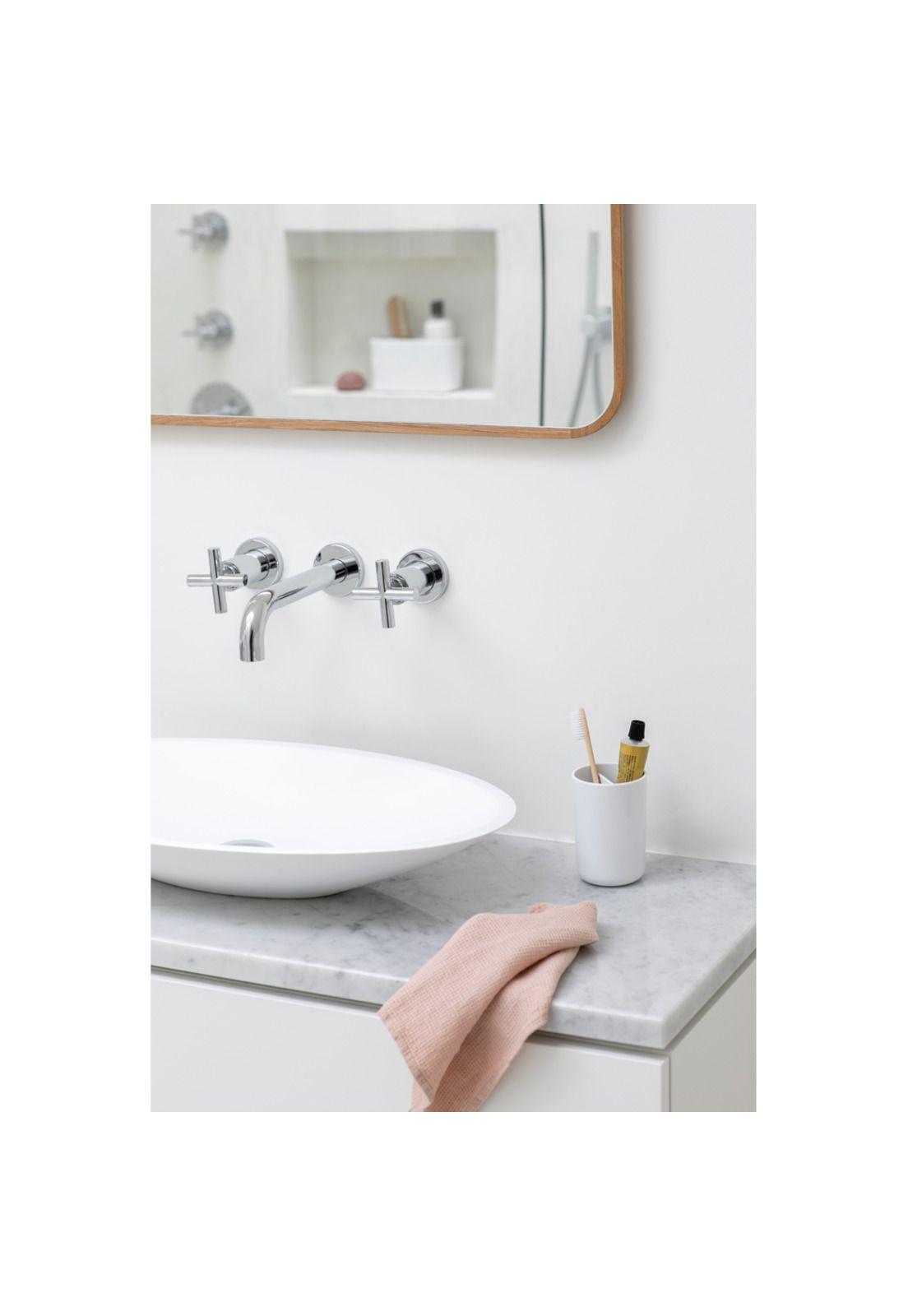 Vaso para cepillos de dientes ReNew White-4